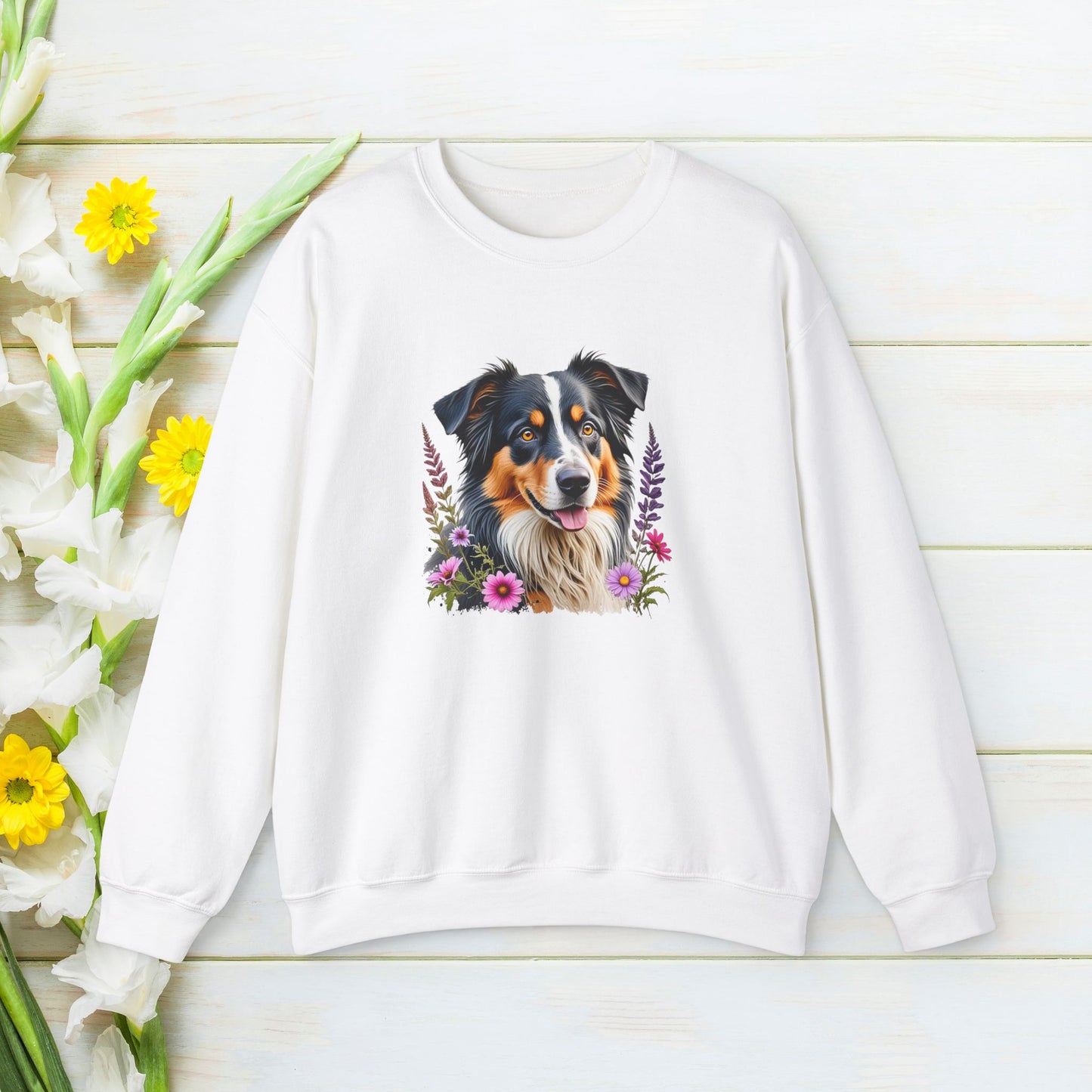 Australian Shepherd Dog Sweatshirt, Custom Service Dog Mama Sweatshirt, Dog Sweatshirt, Personalized Dog Shirt