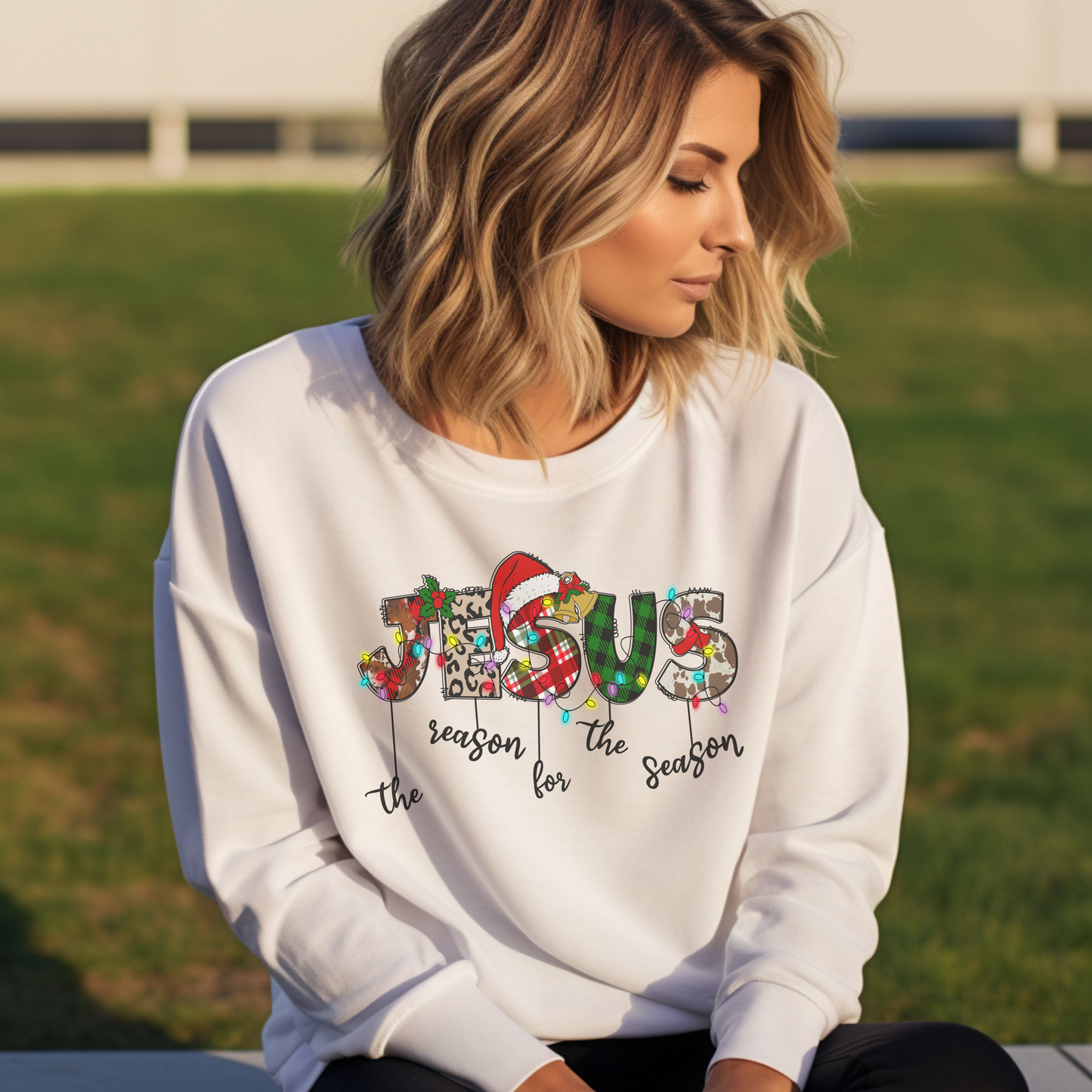 Jesus Is The Reason For The Season Crewneck Sweatshirt