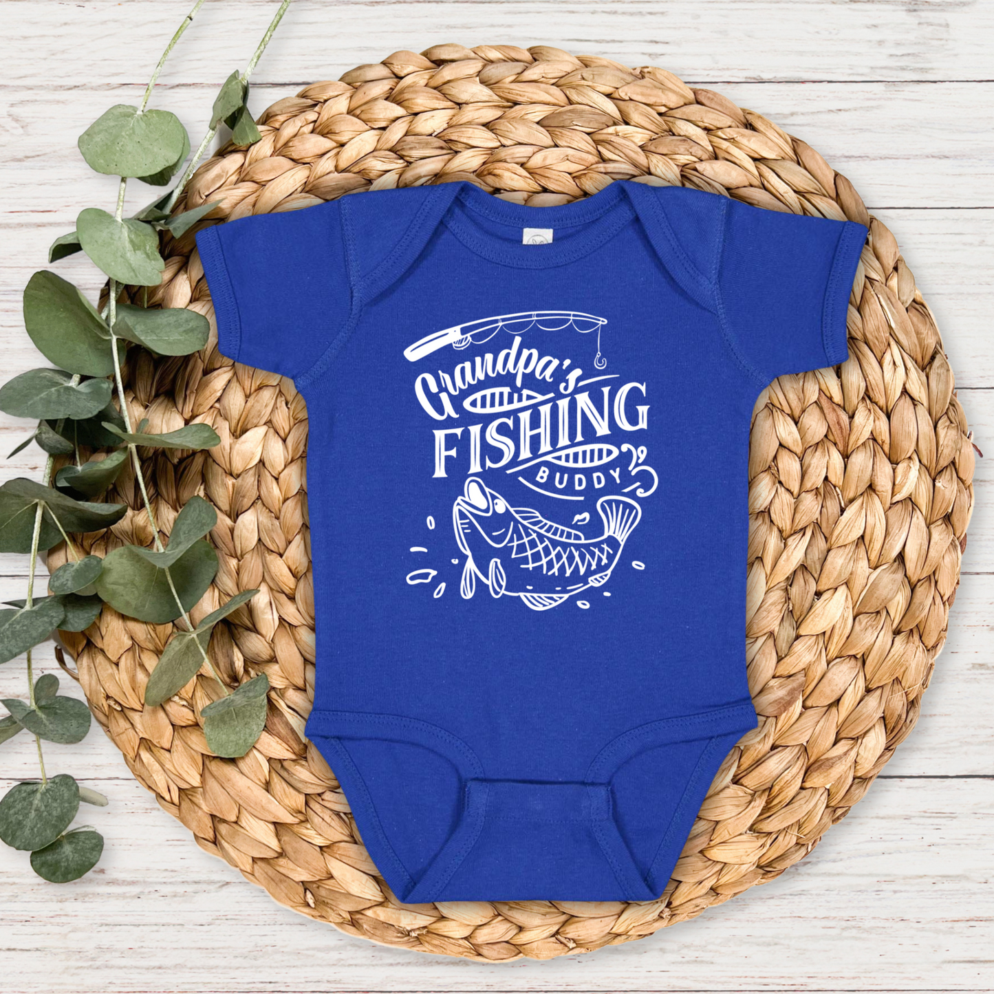 Grandpa's Fishing Buddy Bodysuit