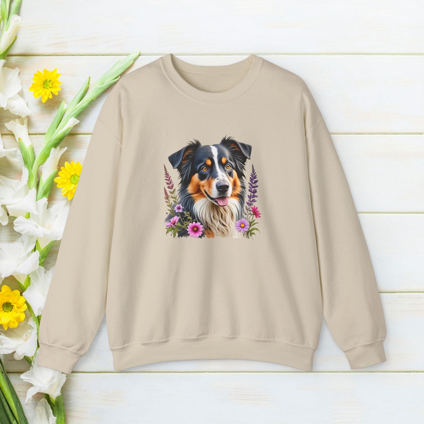 Australian Shepherd Dog Sweatshirt, Custom Service Dog Mama Sweatshirt, Dog Sweatshirt, Personalized Dog Shirt