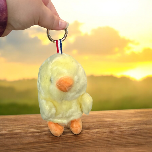 Chick keychain