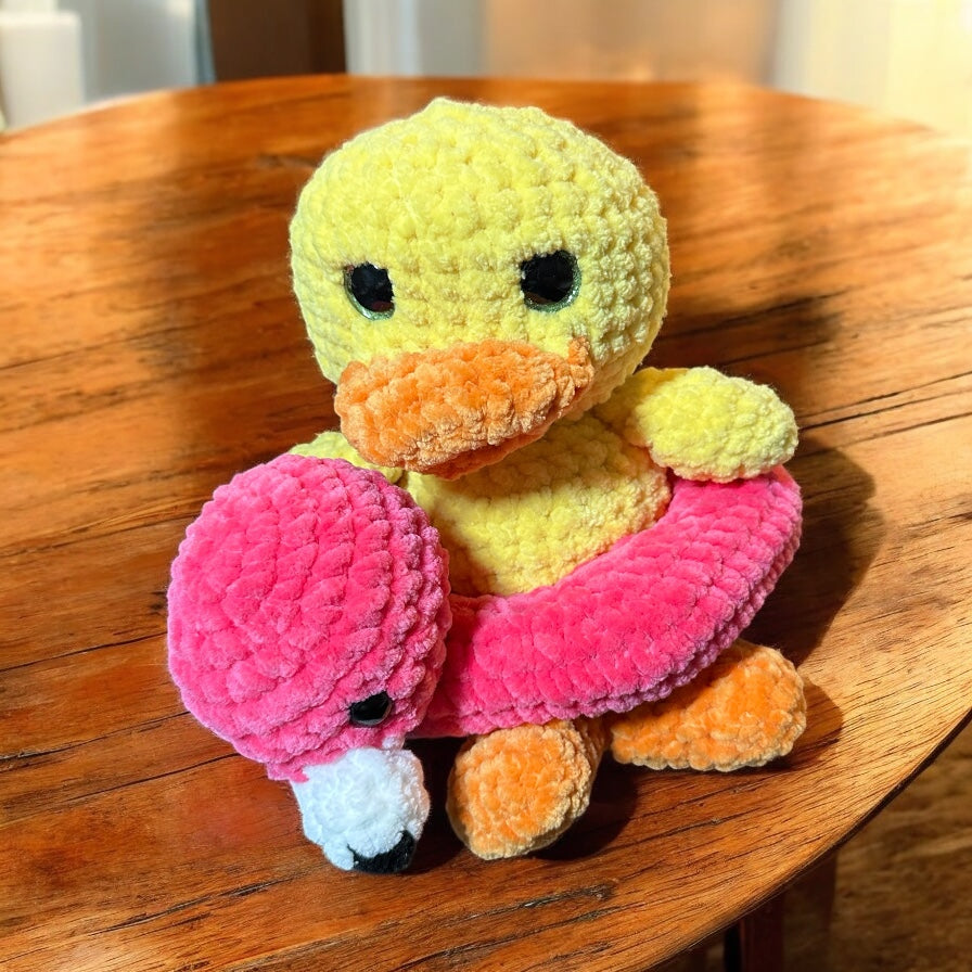 Ducks with floats