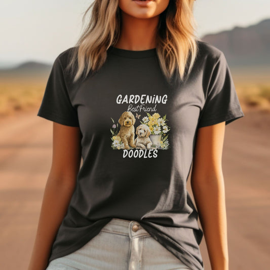 grandma garden, grandma shirt, grandmas garden, garden lover shirt, wild flower shirt, moms garden shirt, pet shirt, veterinarian gift, dog lover shirt, dog lover gift, dog mama, goldendoodle, golden doodle