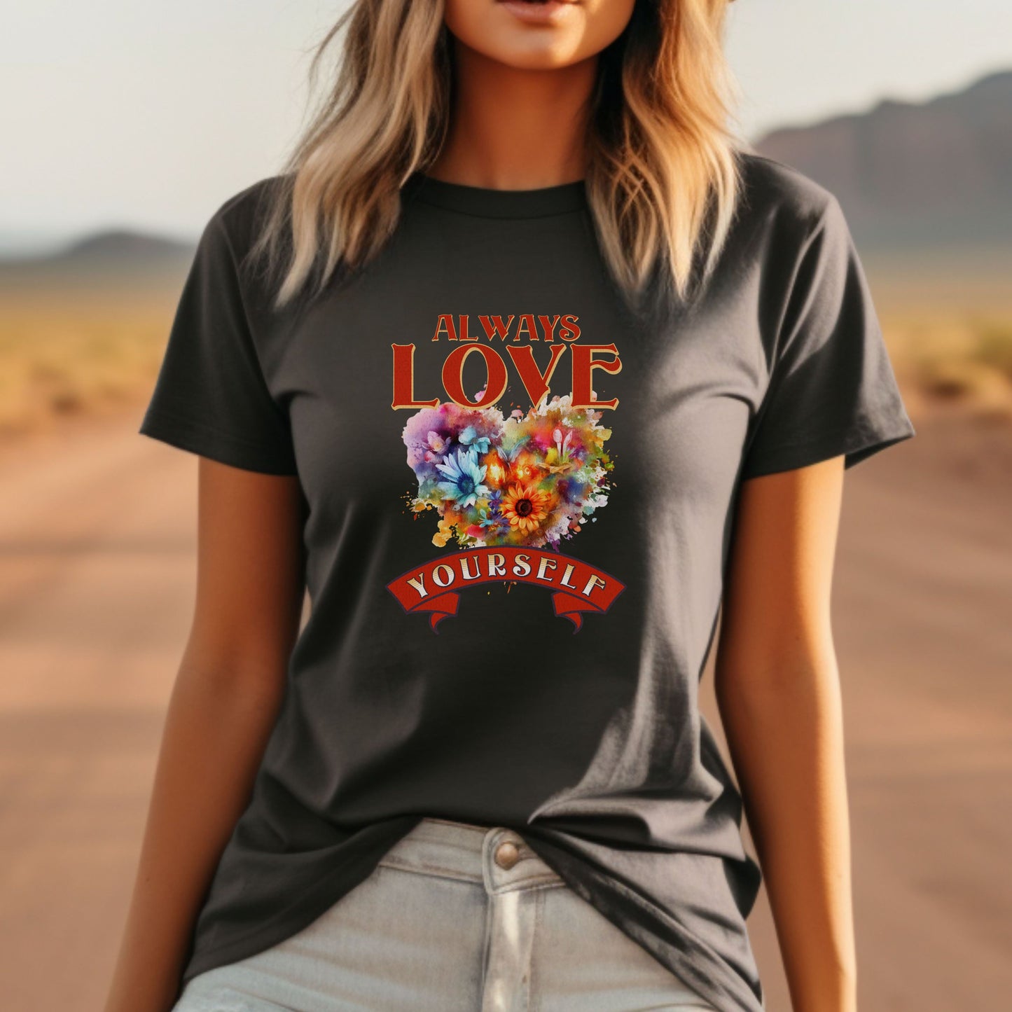 Always Love Yourself Valentines Day Shirt, Valentines Day Gifts for Her, Valentines Day Mental Health Awareness