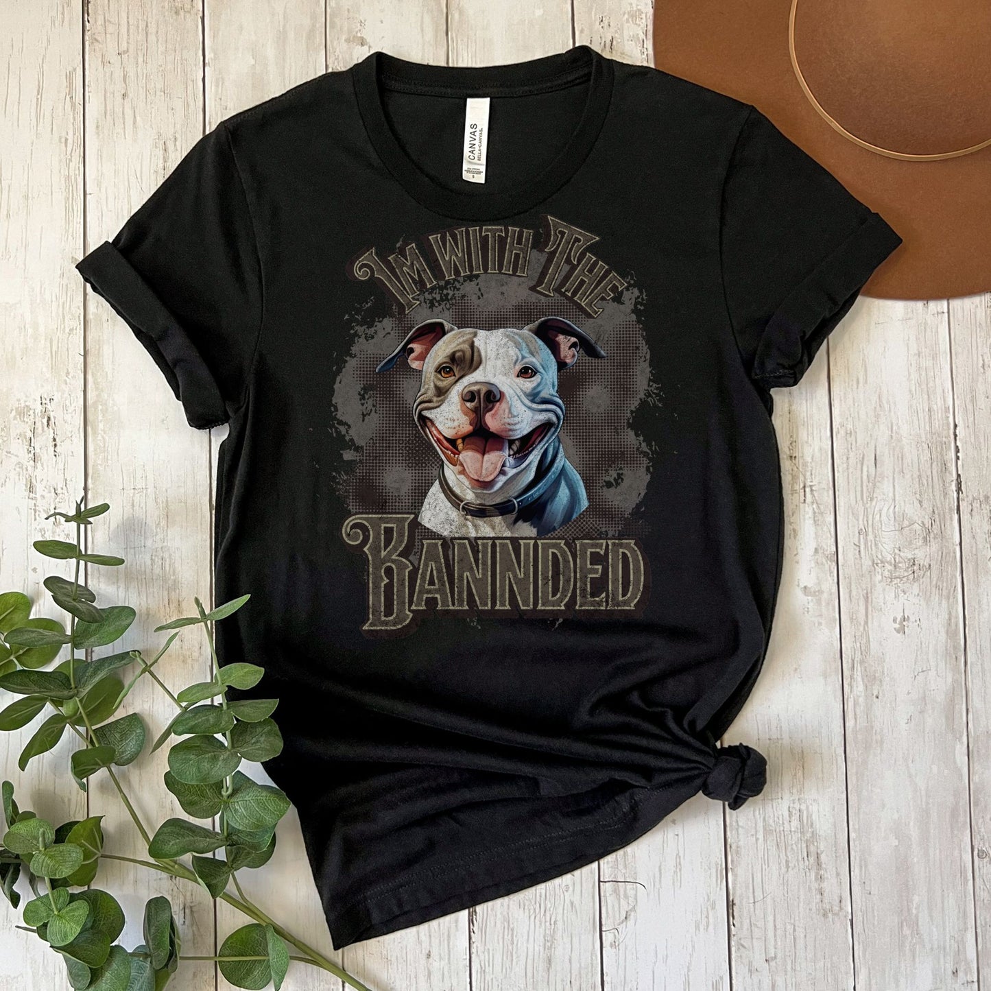 Pitbull I'm With The Banned Shirt, Pitbull Shirt, Dog Mom Shirt, Dog Mama Shirt, Dog Mom Gift, Pitbull Dad Shirt, Pitbull Mom Gift