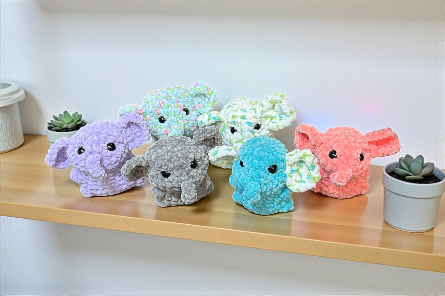 crochet elephant