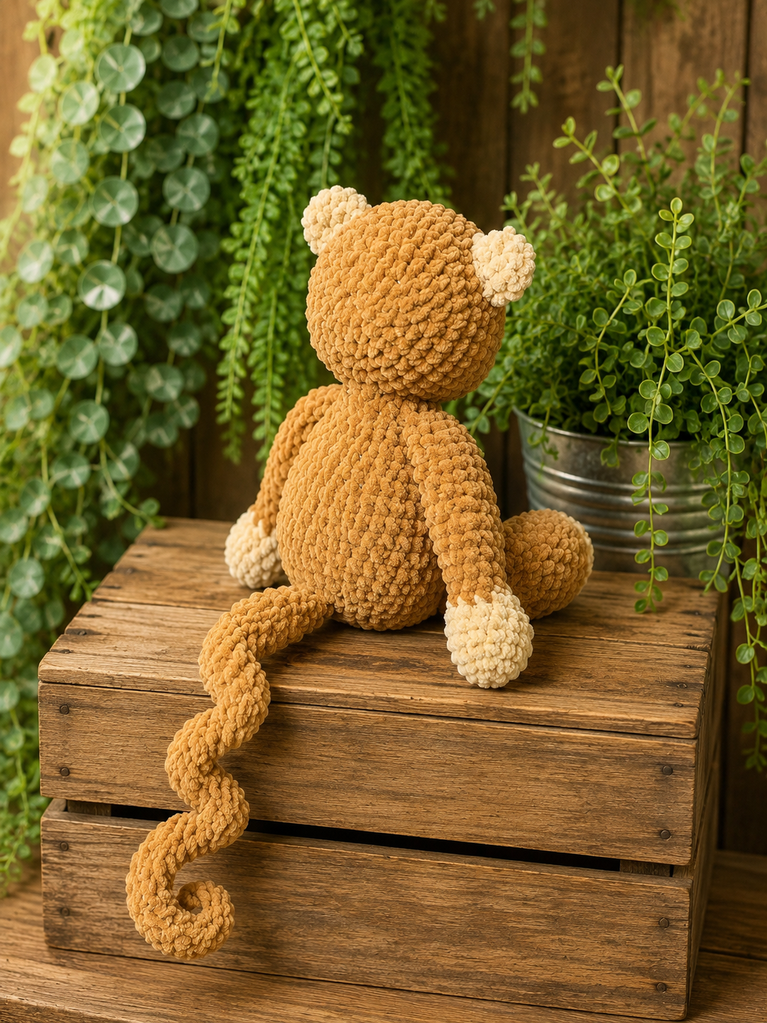 Crochet monkey
