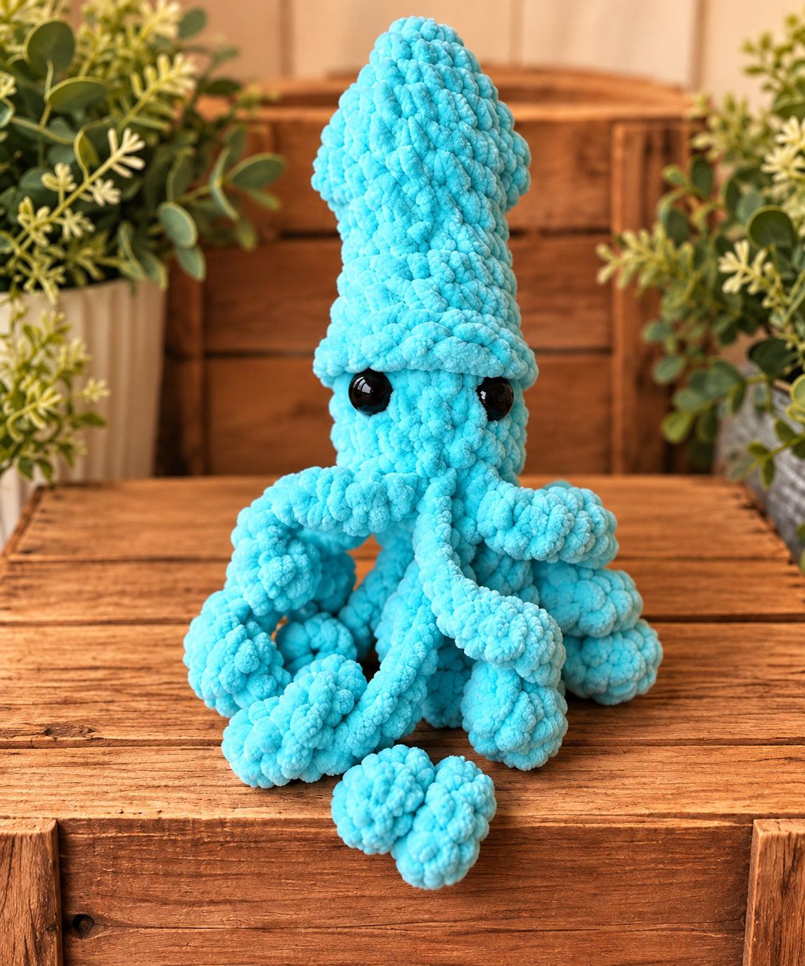 Crochet squids