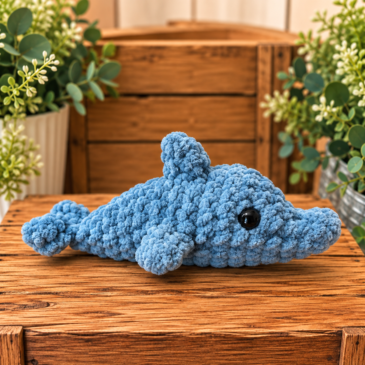 Crochet dolphin