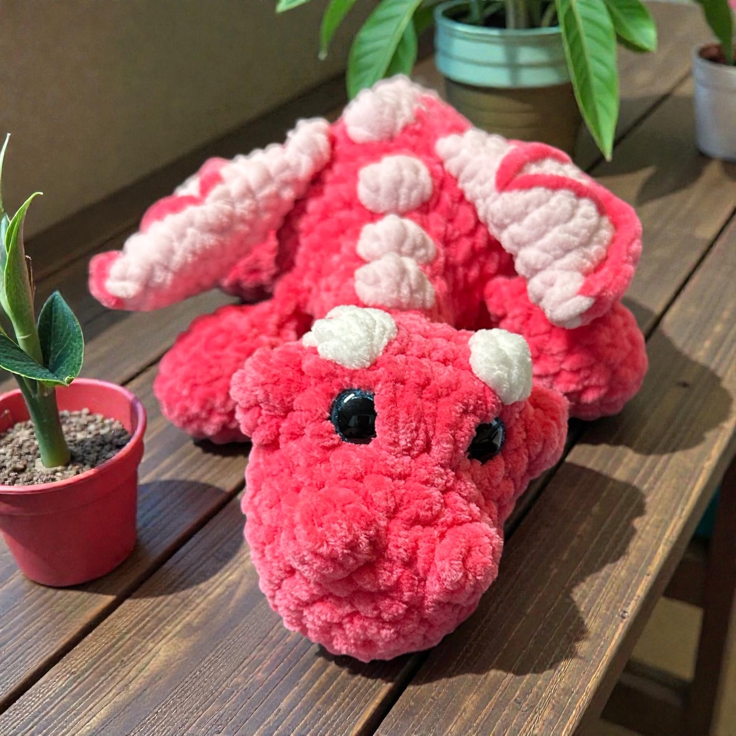 crochet dragon