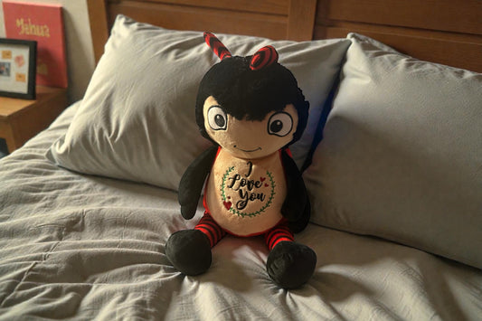 I Love You Embroidery Animal