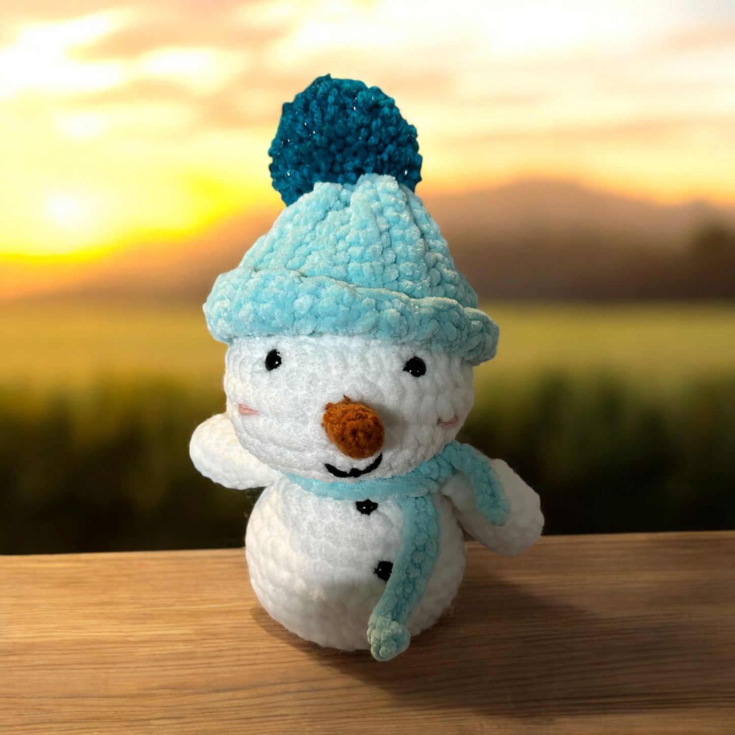 Crochet snowman