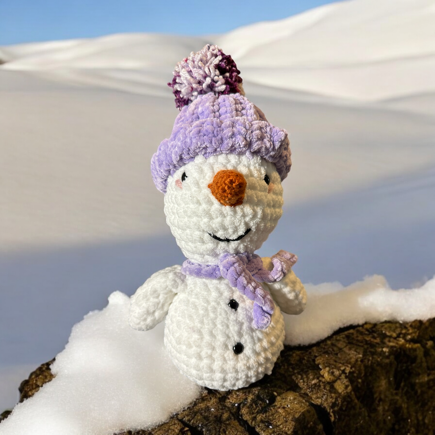 Crochet snowman