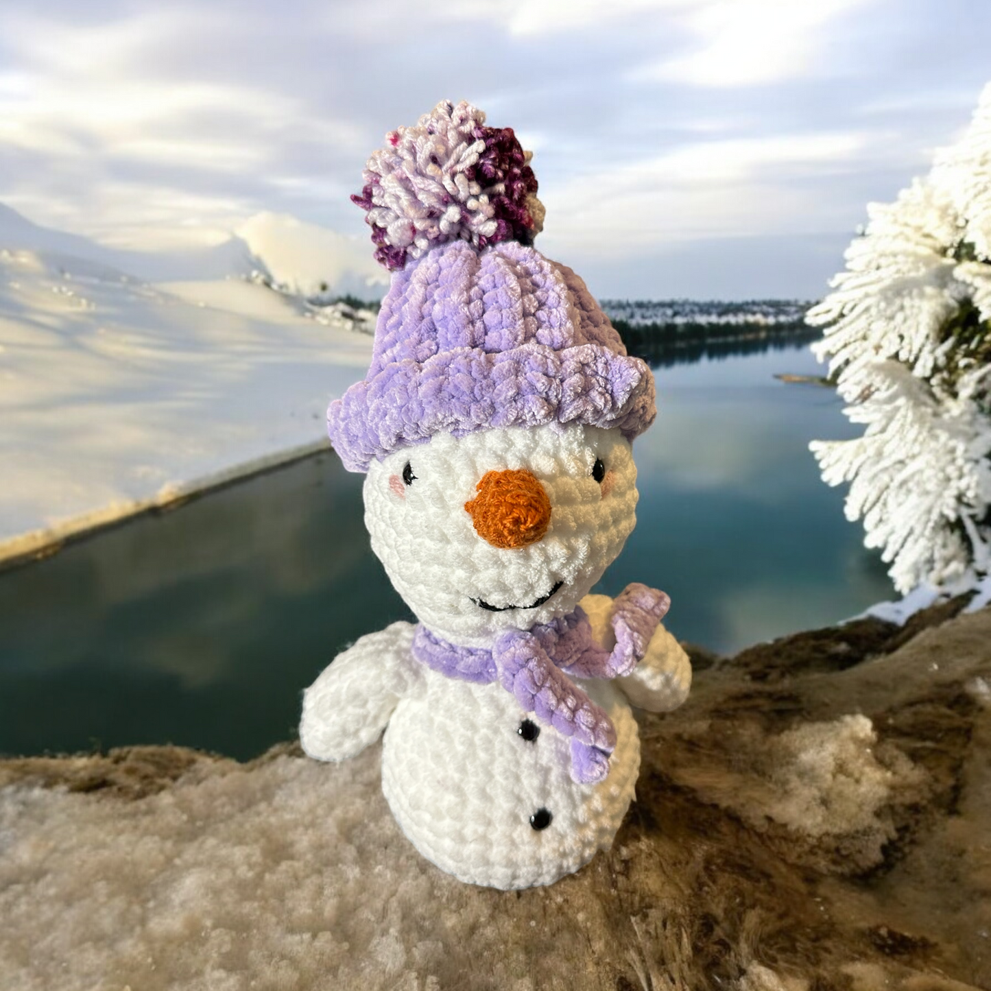 Crochet snowman