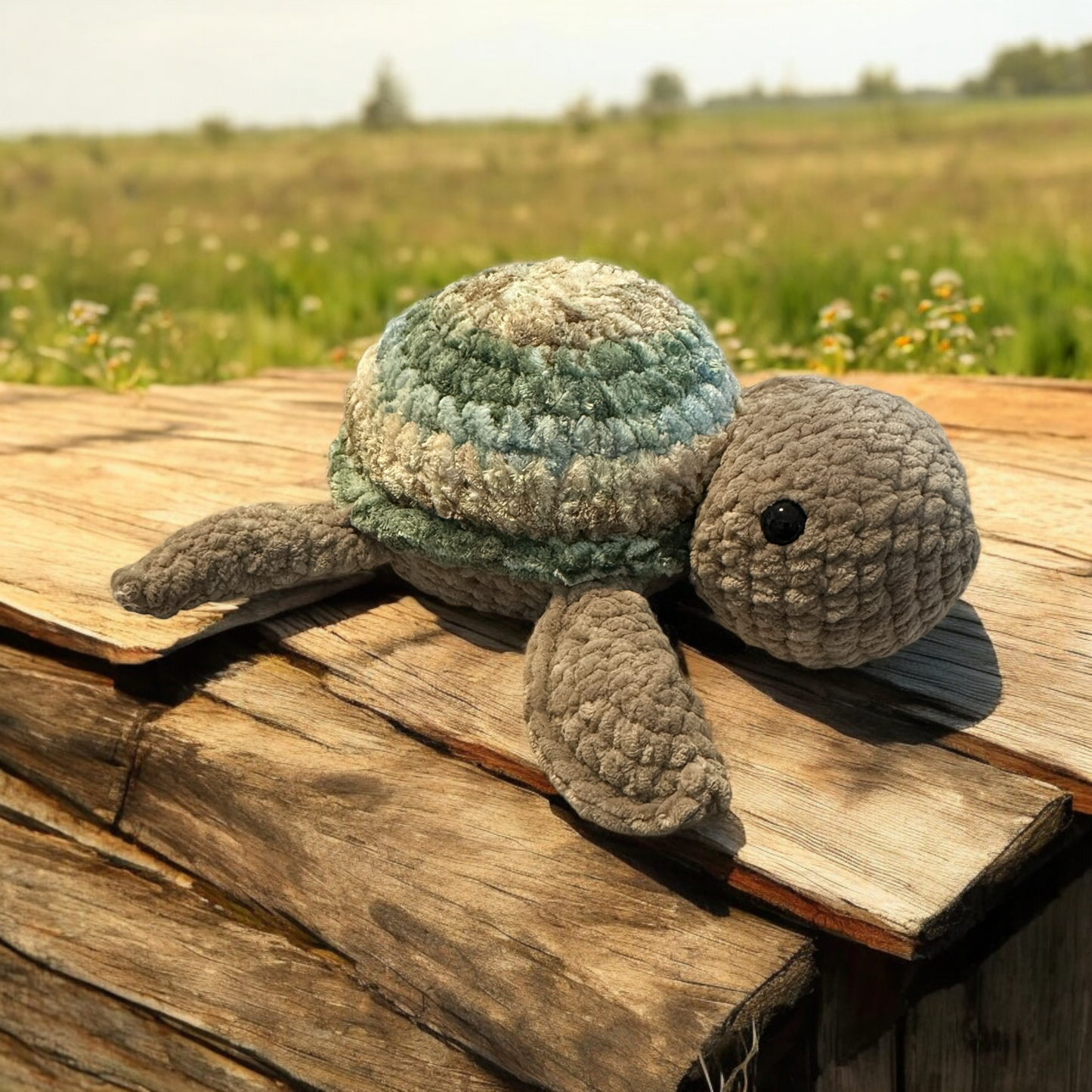 Crochet sea turtle