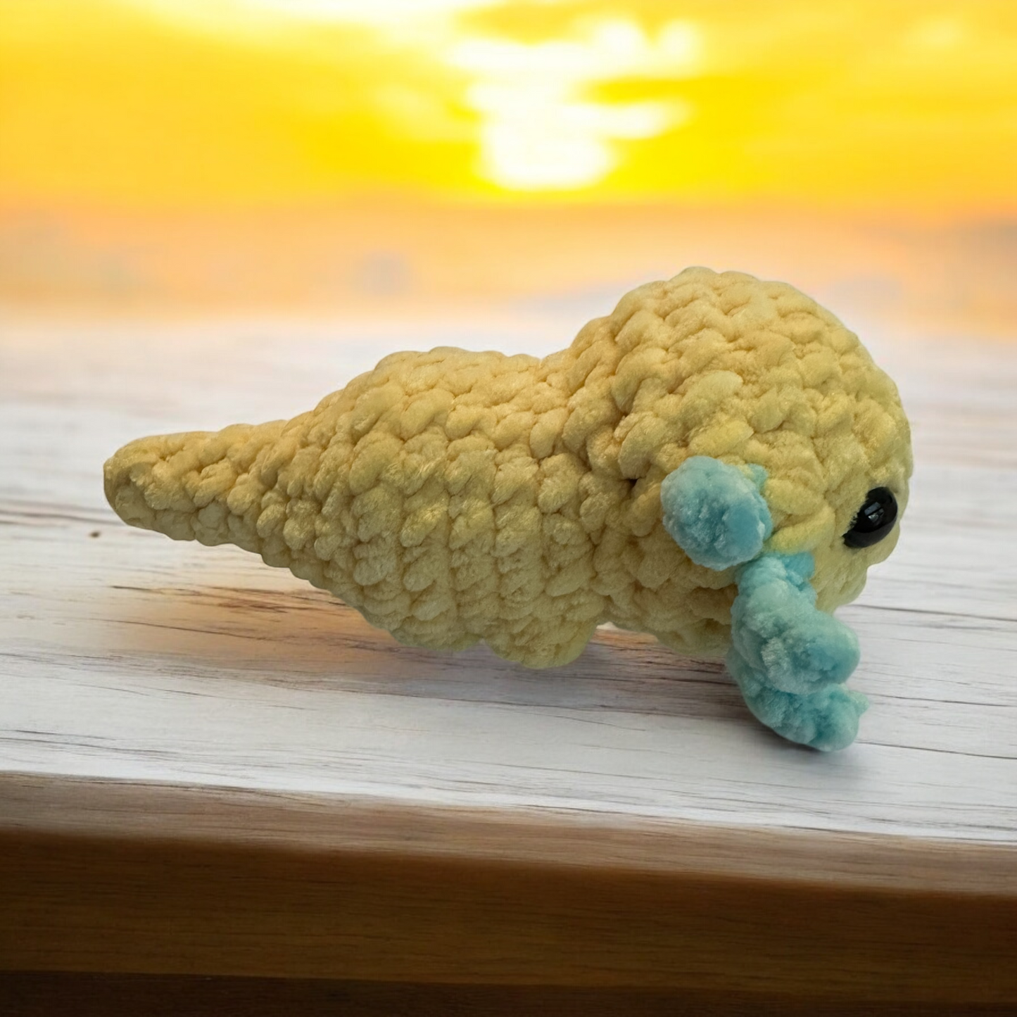 Crochet axolotl