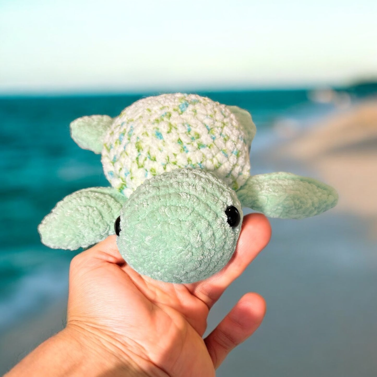 Crochet sea turtle