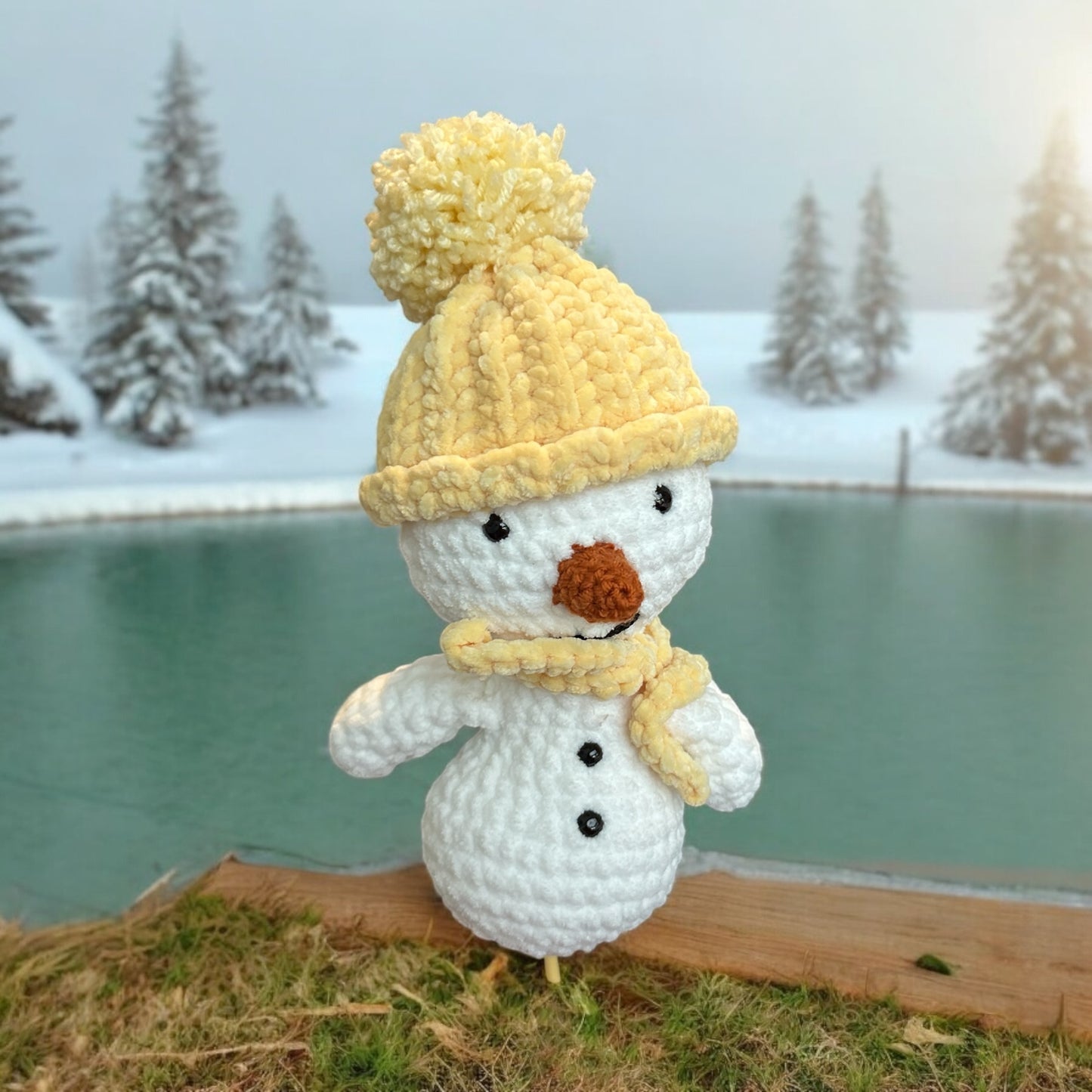 Crochet snowman