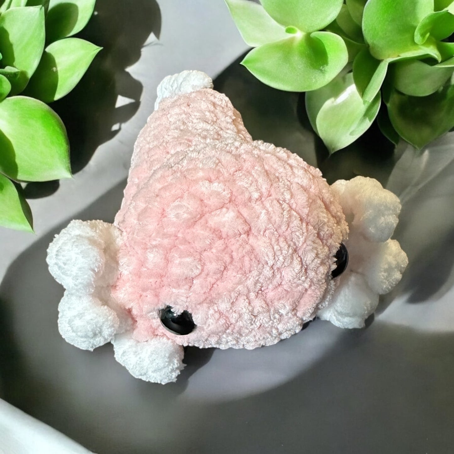 Crochet axolotl