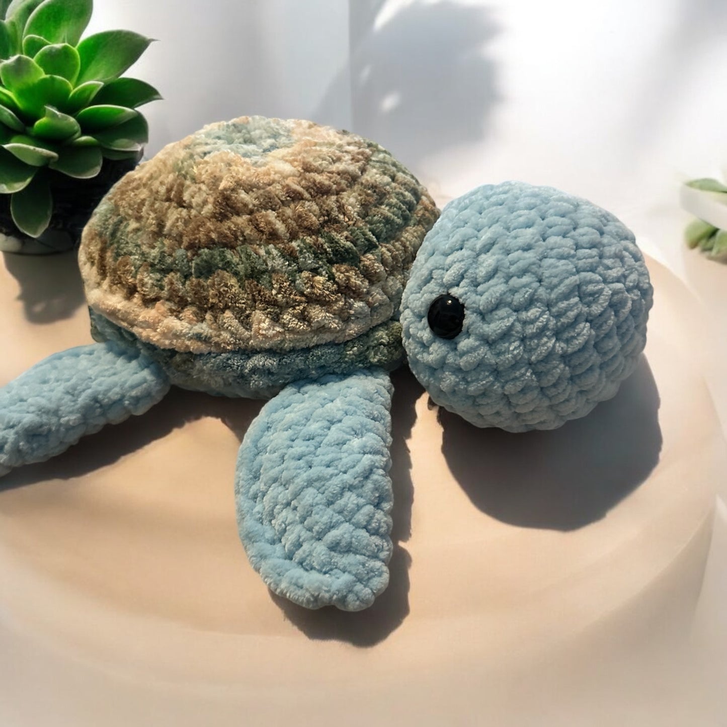 Crochet sea turtle