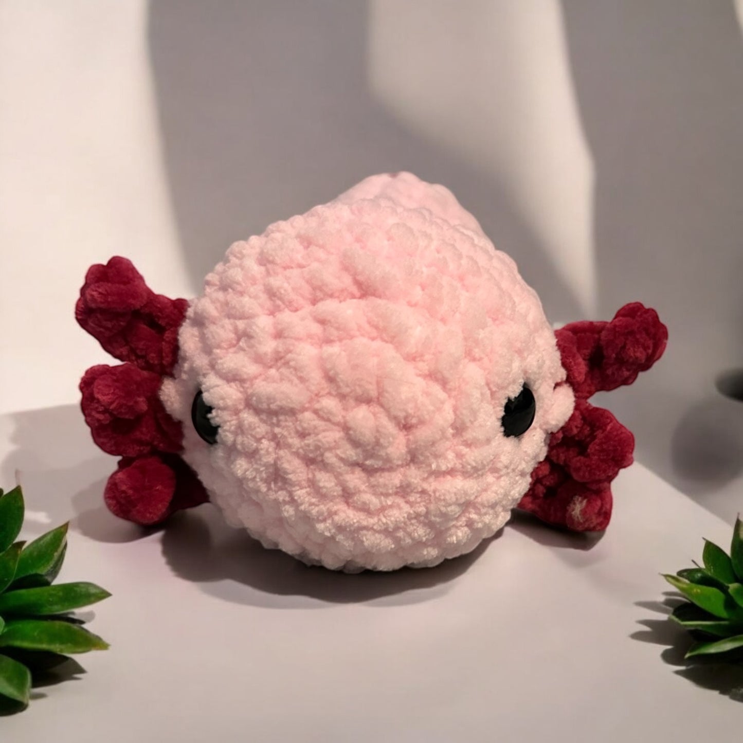 Crochet axolotl