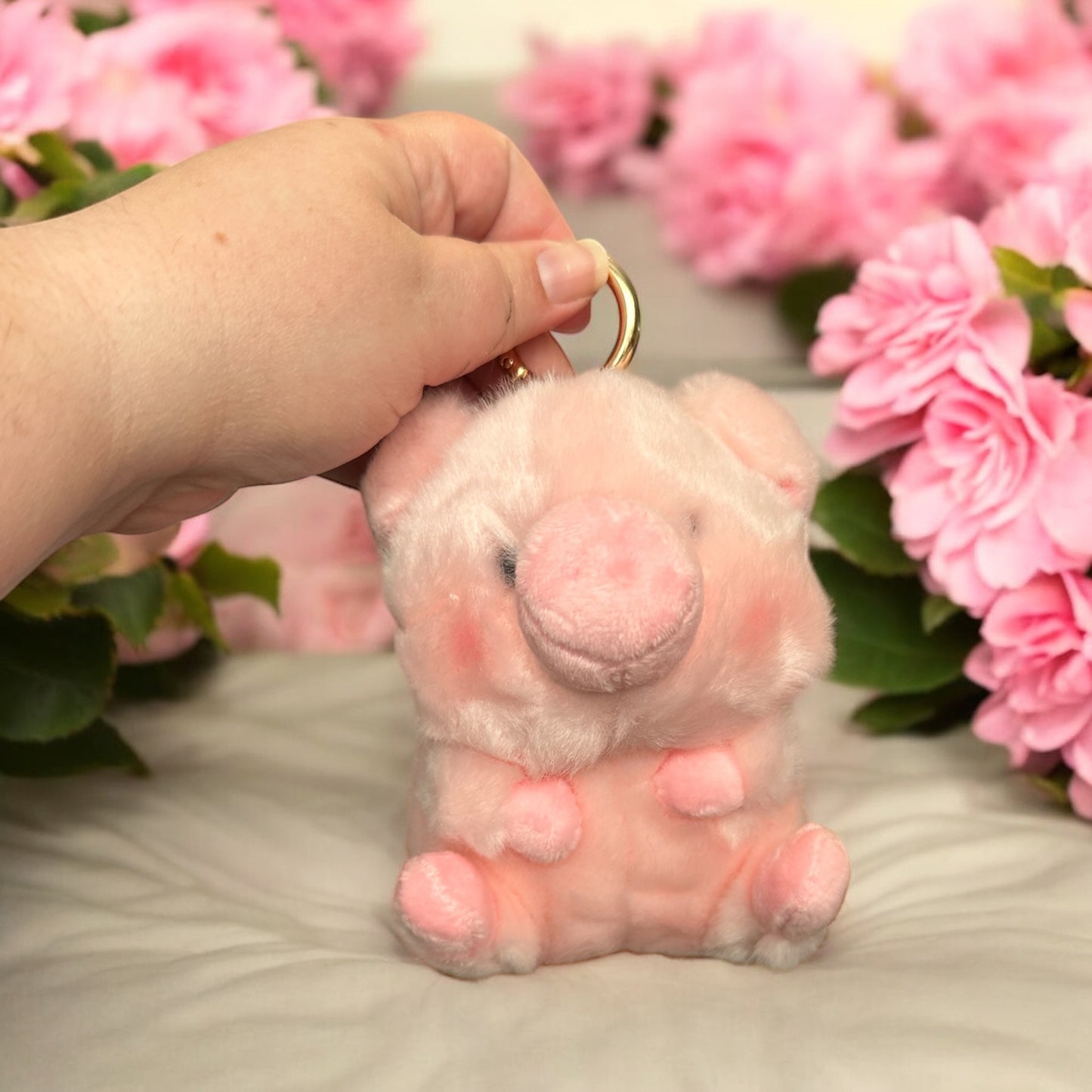 Pig keychain