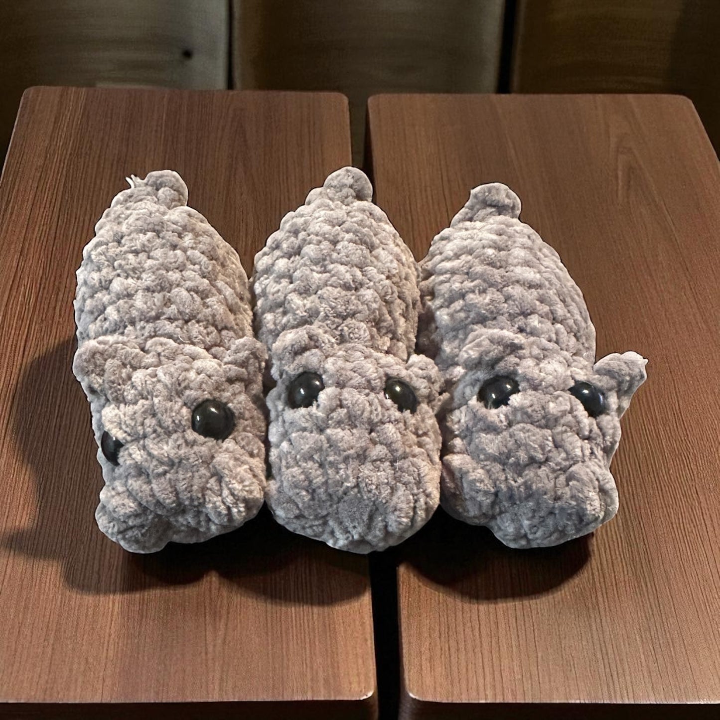 Crochet hippo