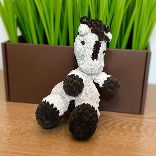 Crochet Horse Baby Security Blanket