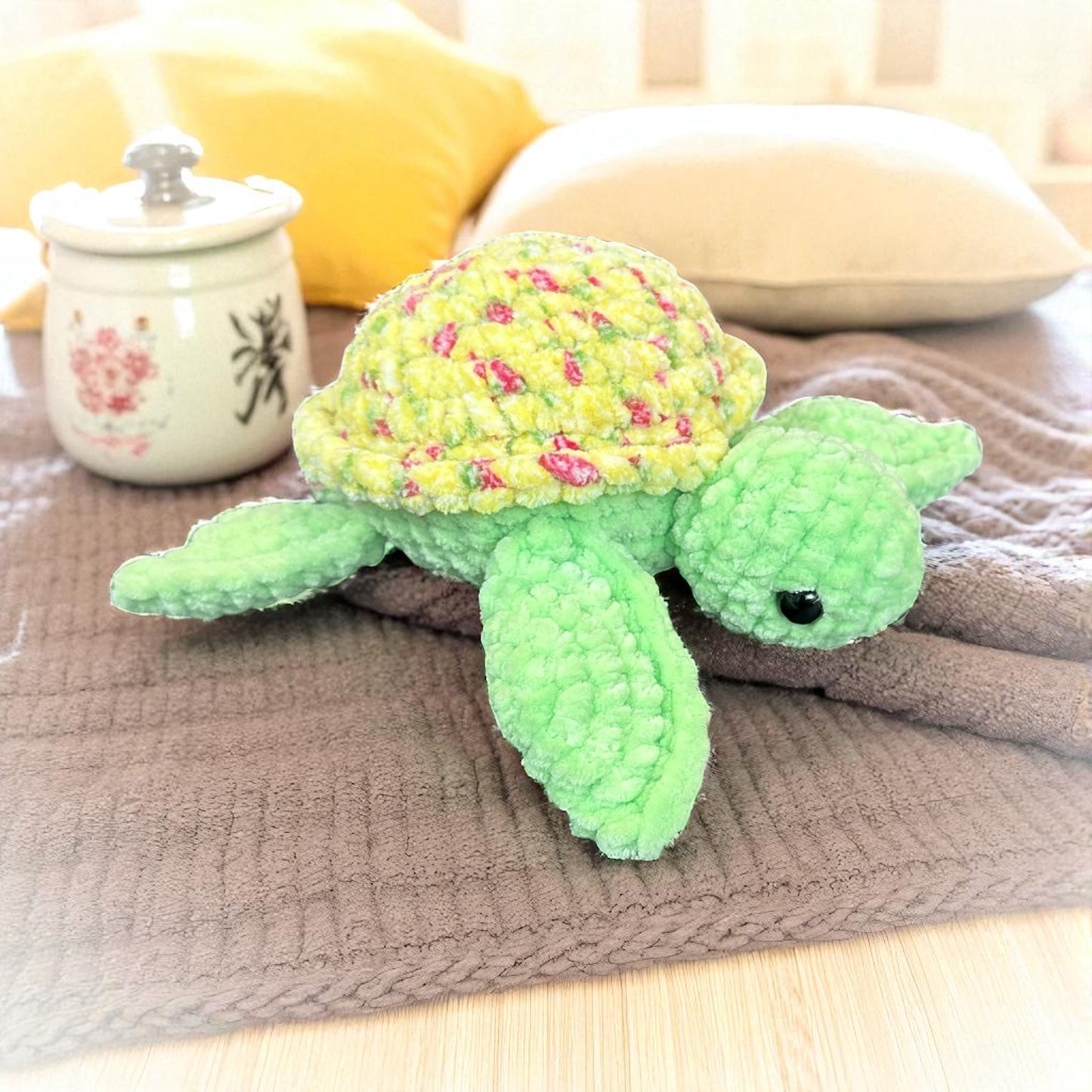 Crochet sea turtle