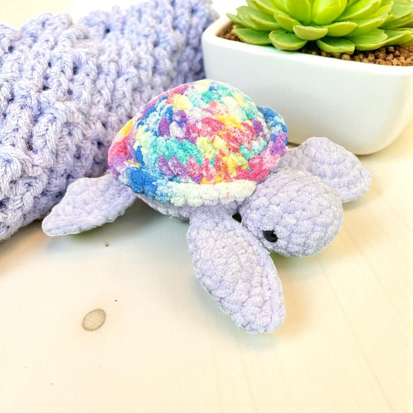 Crochet sea turtle