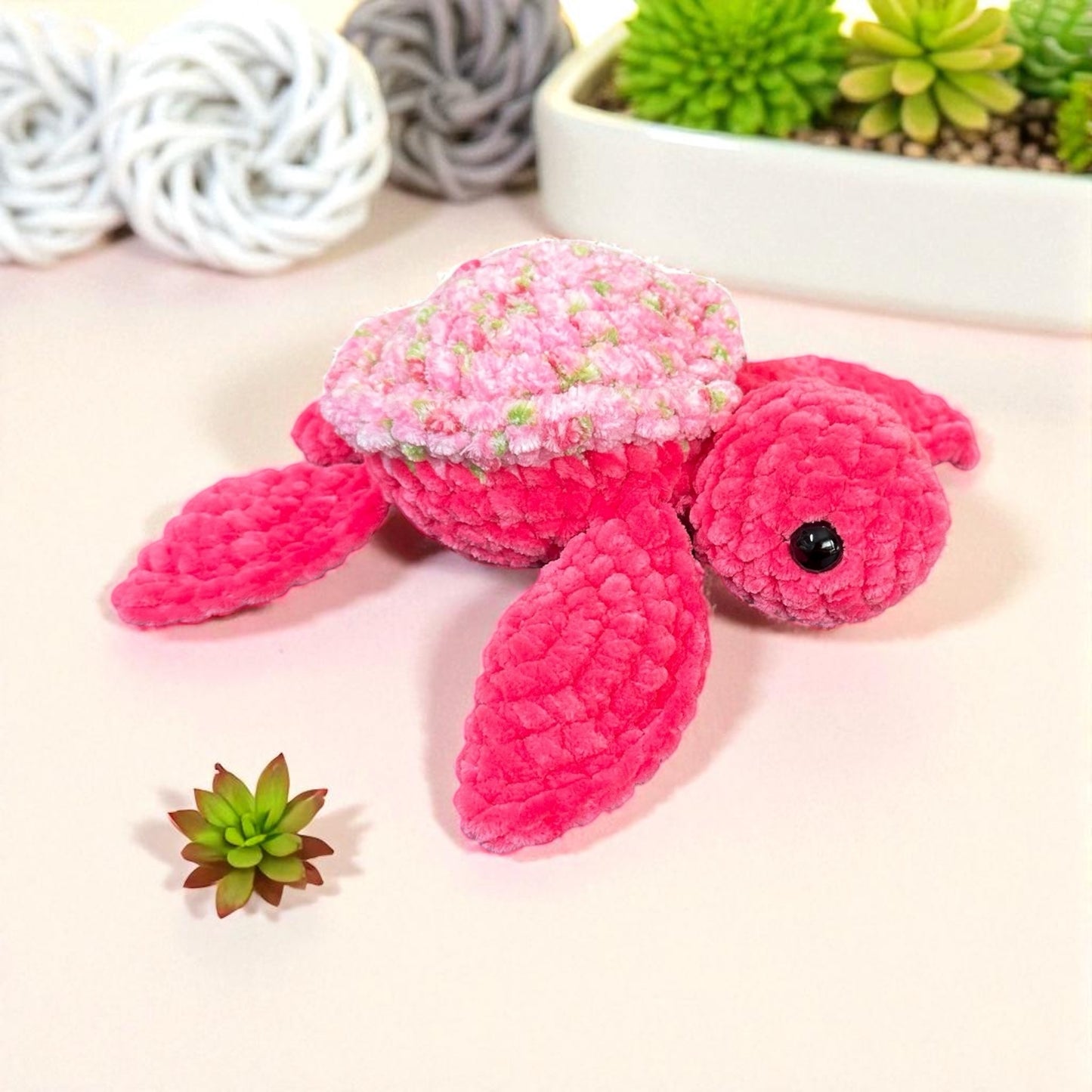Crochet sea turtle