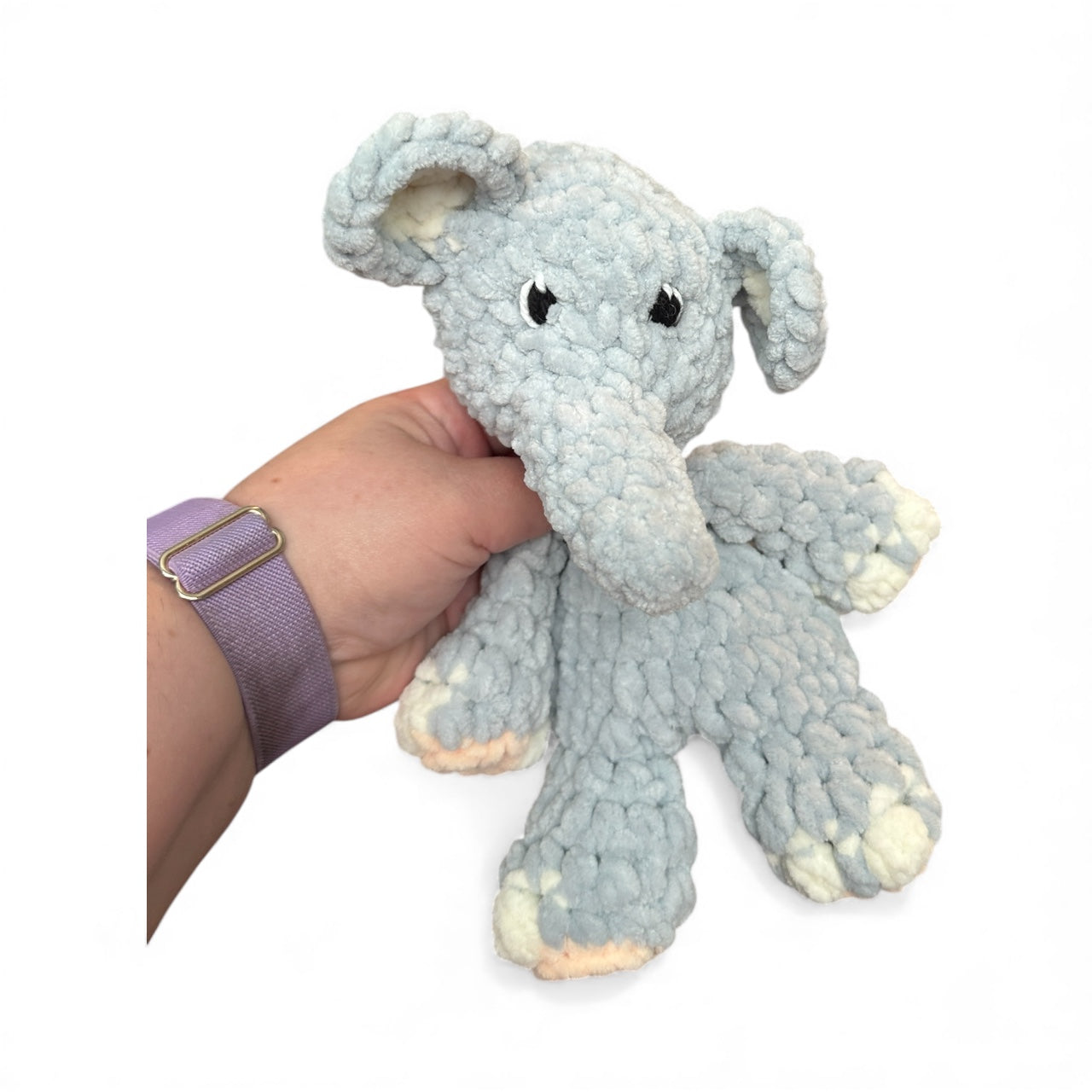 Crochet elephants Baby Security Blanket