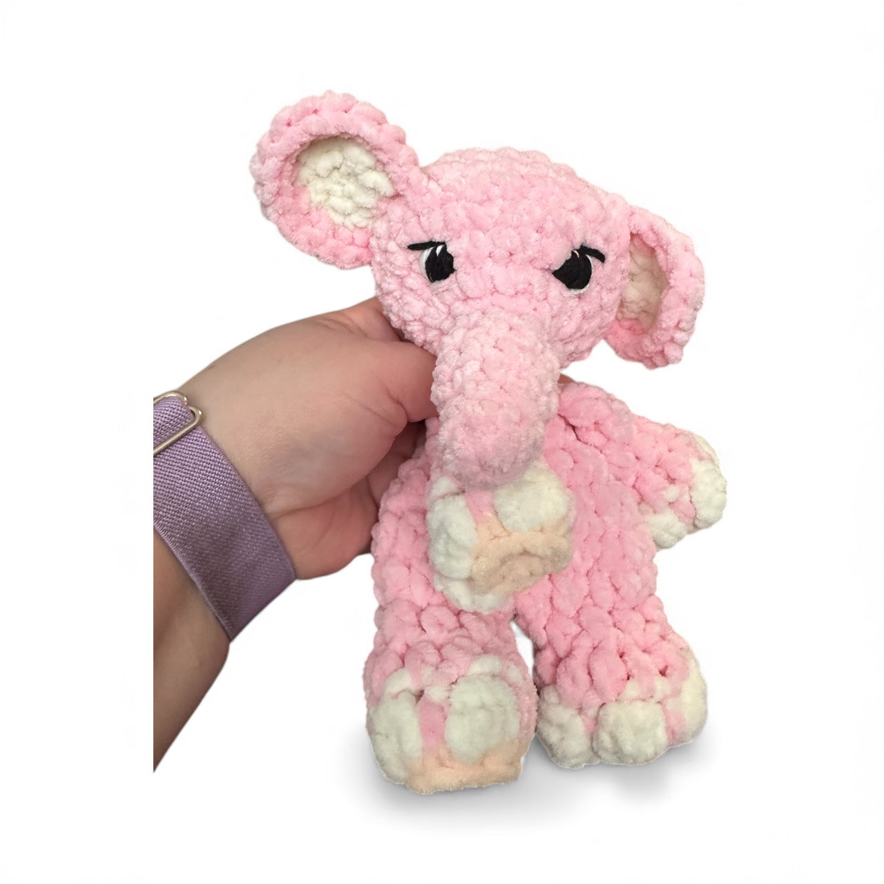 Crochet elephants Baby Security Blanket