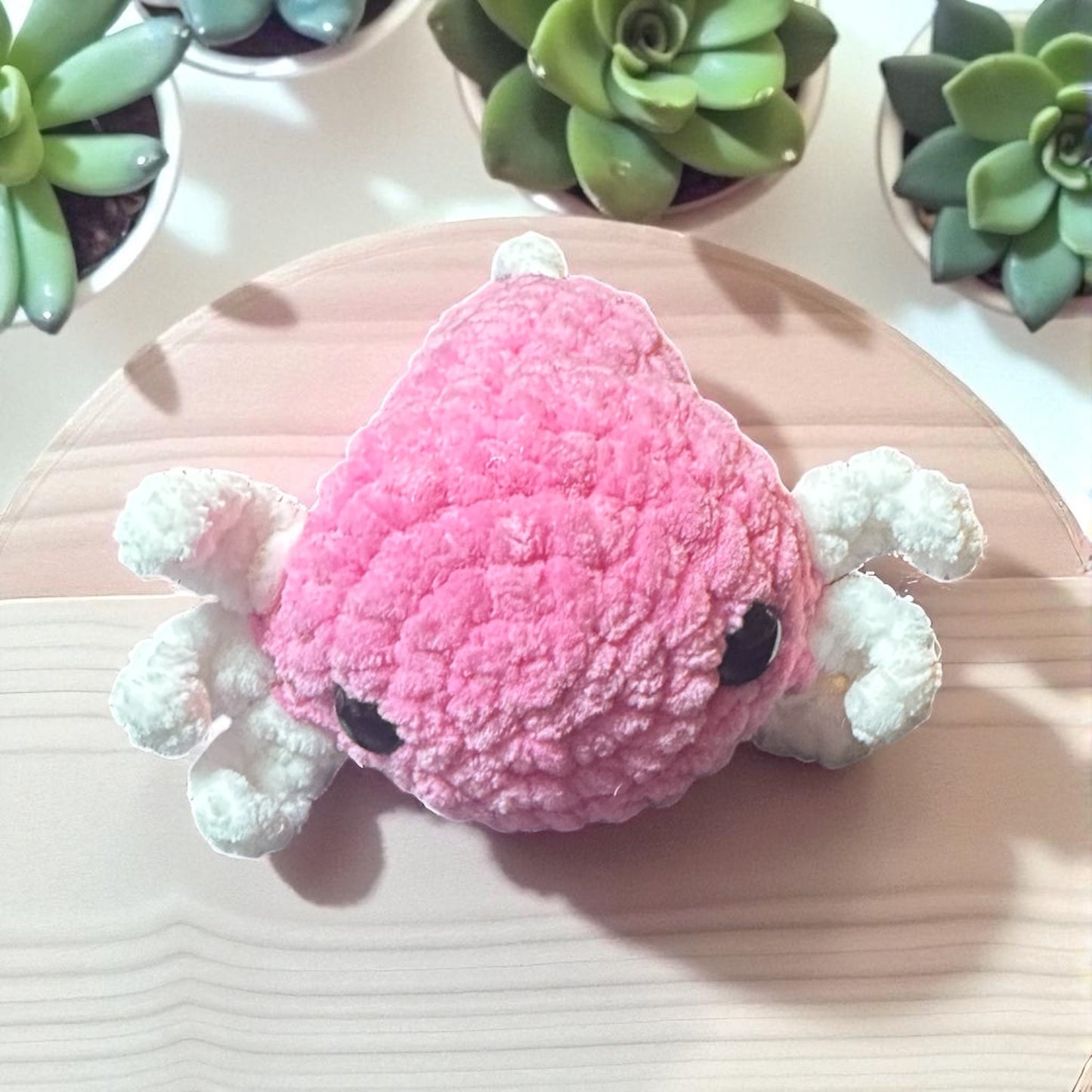 Crochet axolotl