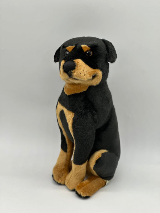 Ronin the Rottweiler | 14 Inch Stuffed Animal Plush