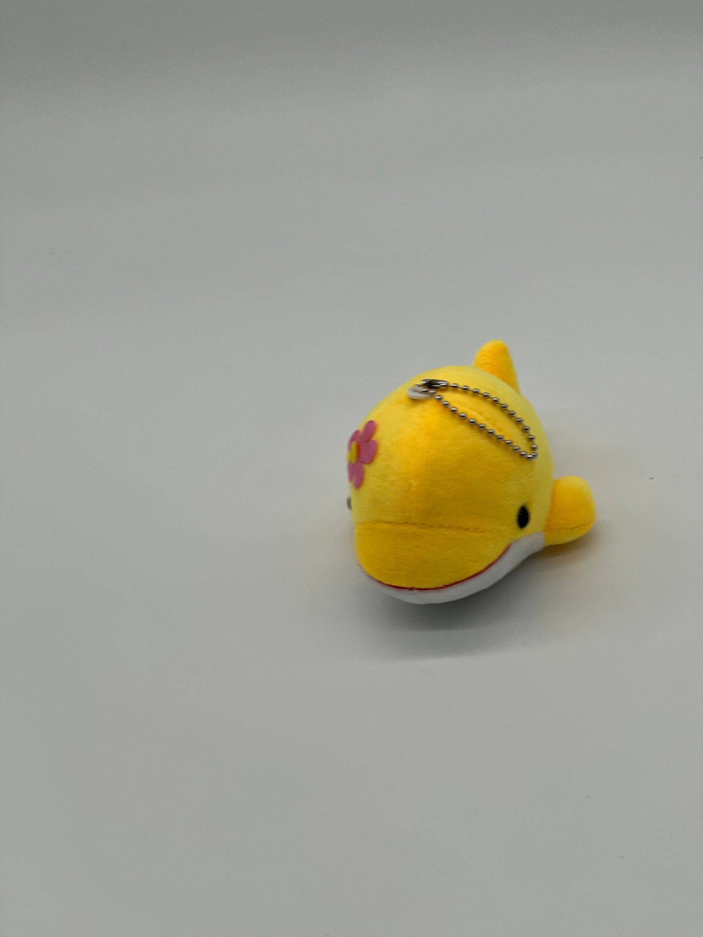 Yellow whale keychain