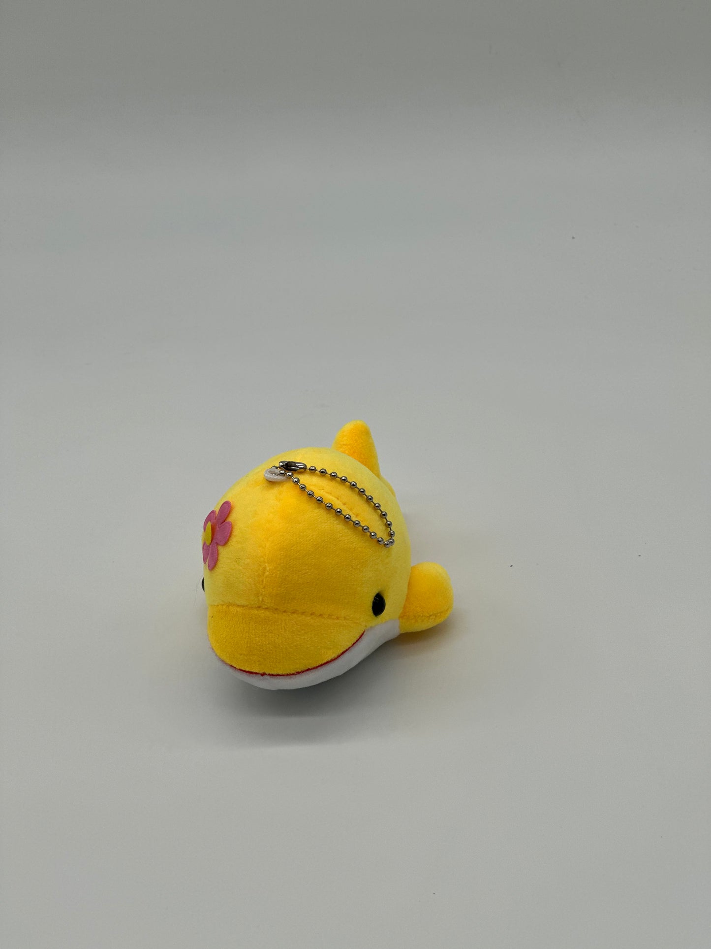 Yellow whale keychain