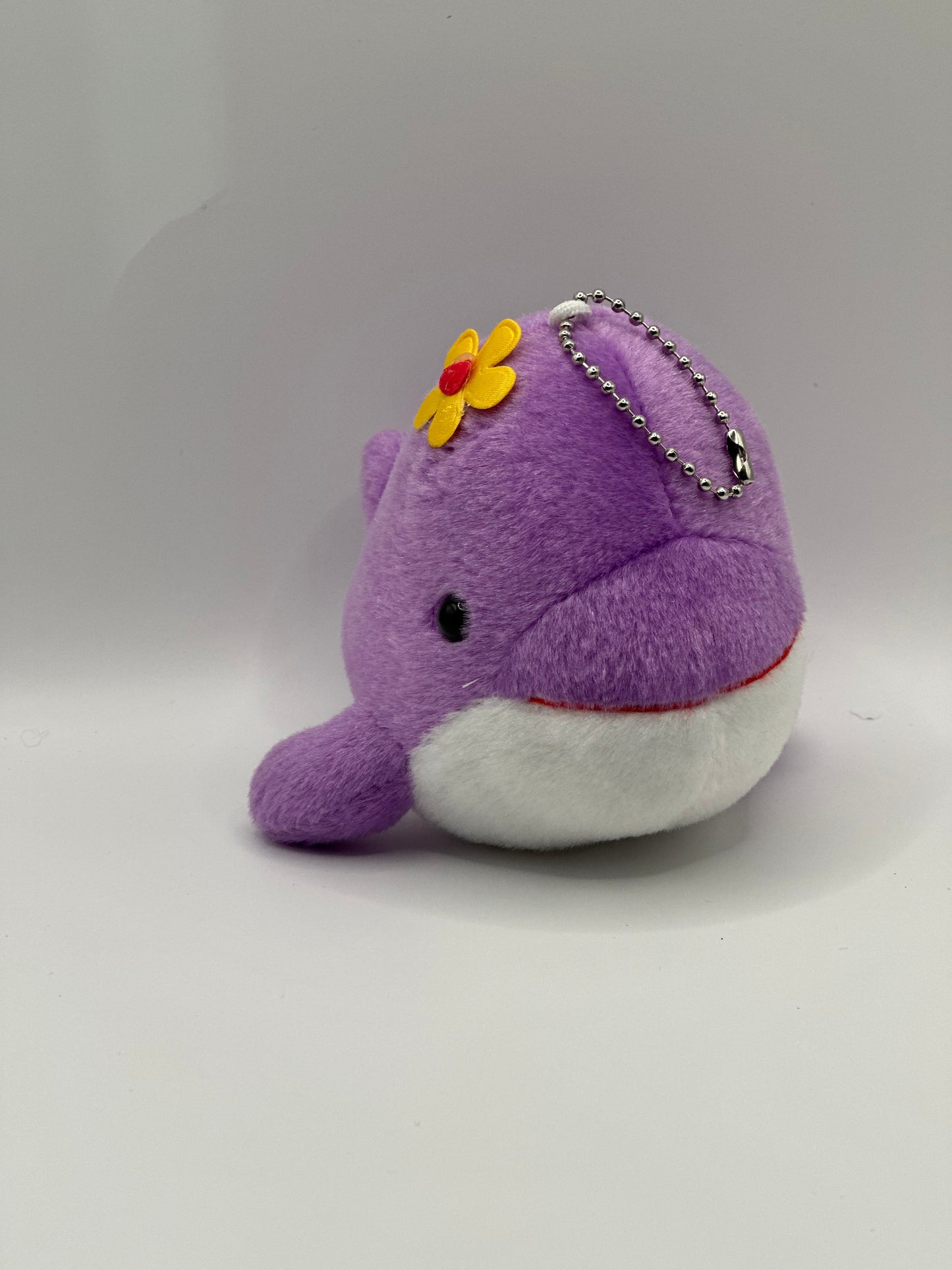 Purple Whale Keychain