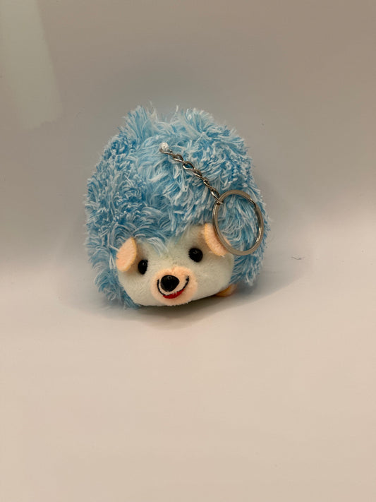 Blue Hedgehog Keychain