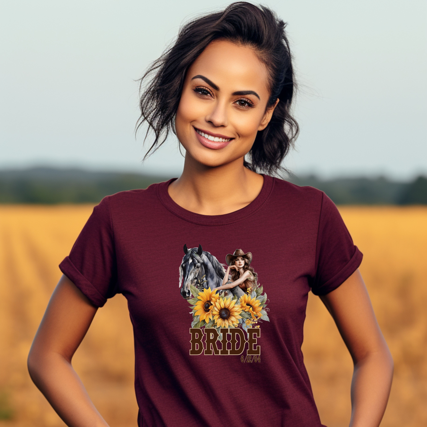 Bride with Sunflower