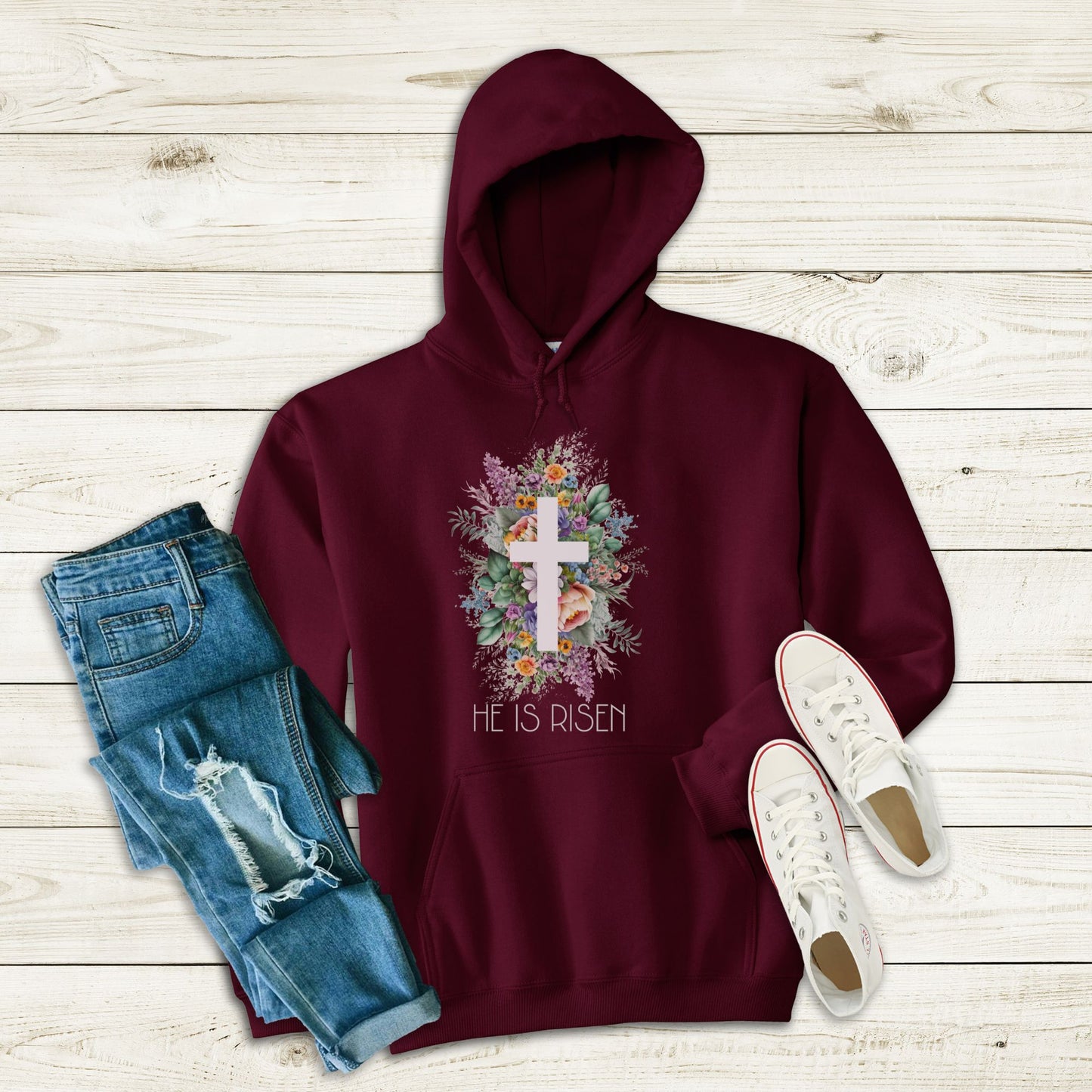 He Is Risen Christian Apparel gifts for women, Bible Verse Shirt, Christian Gifts, Christian Streetwear, Bible Verse Tee, Christian Floral Bible Shirt