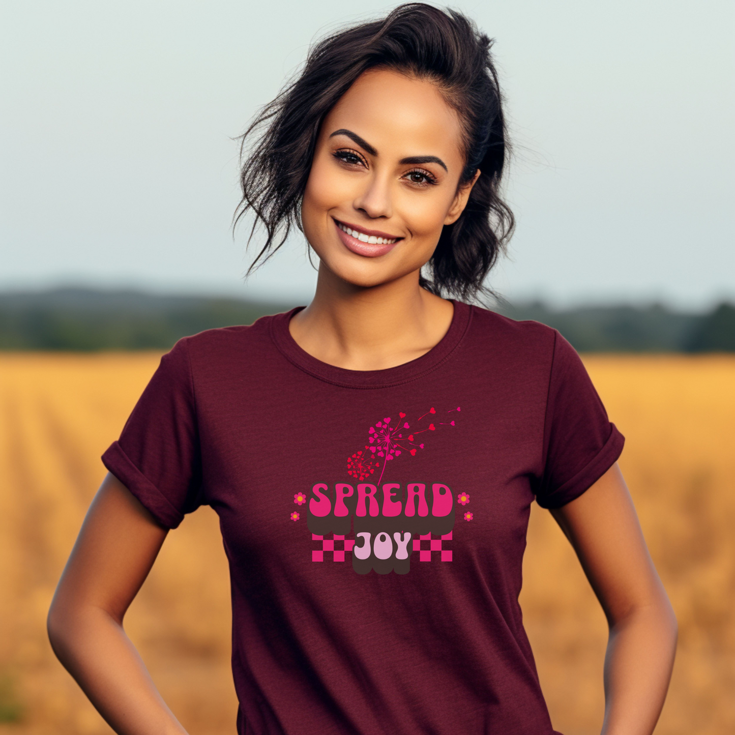 Spraed Joy Inspirational Shirt Valentines Day Shirt, Valentines Day T-Shirt, Valentines Day Gifts for Her, Valentines Day Shirt