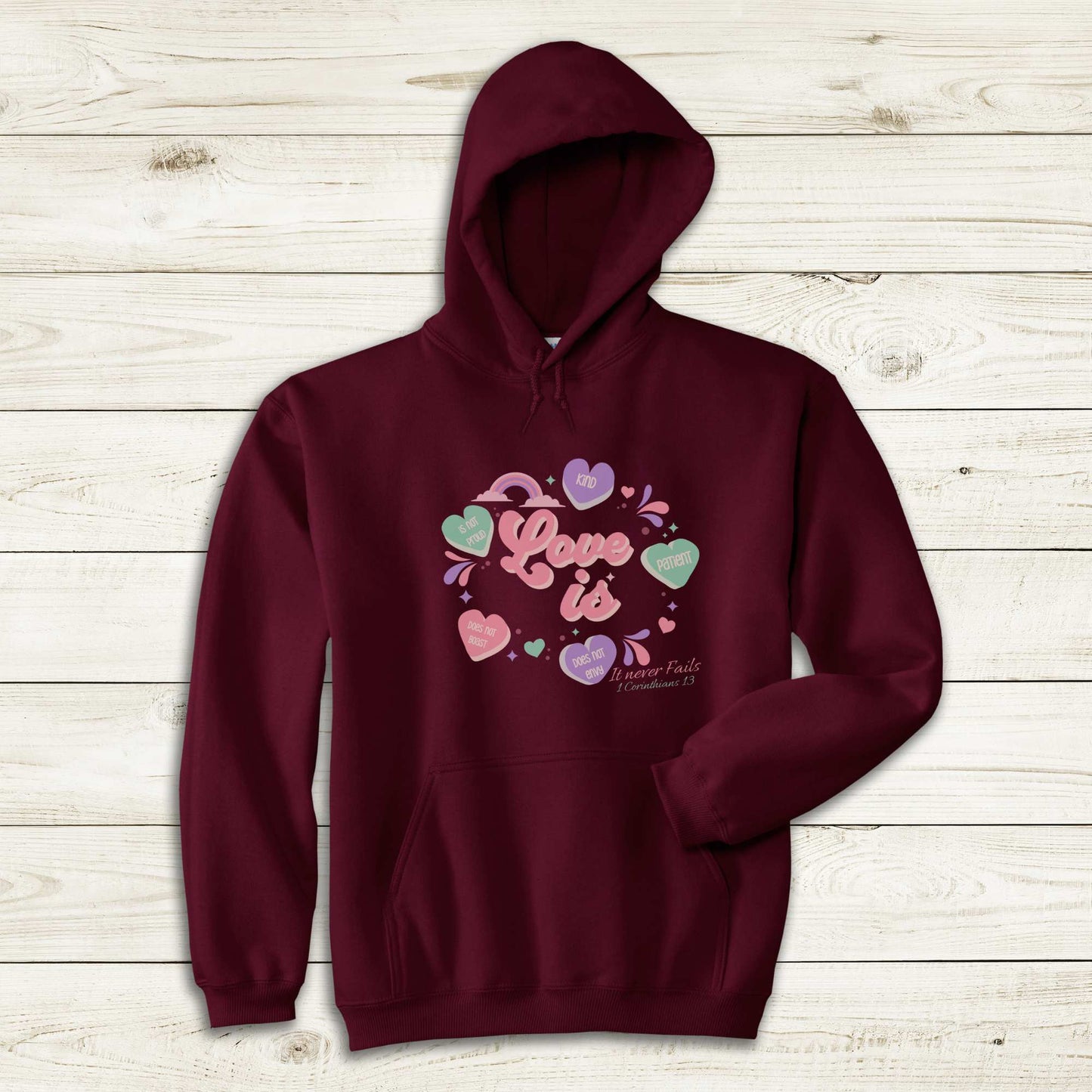 Love Is Valentines Day Hoodie