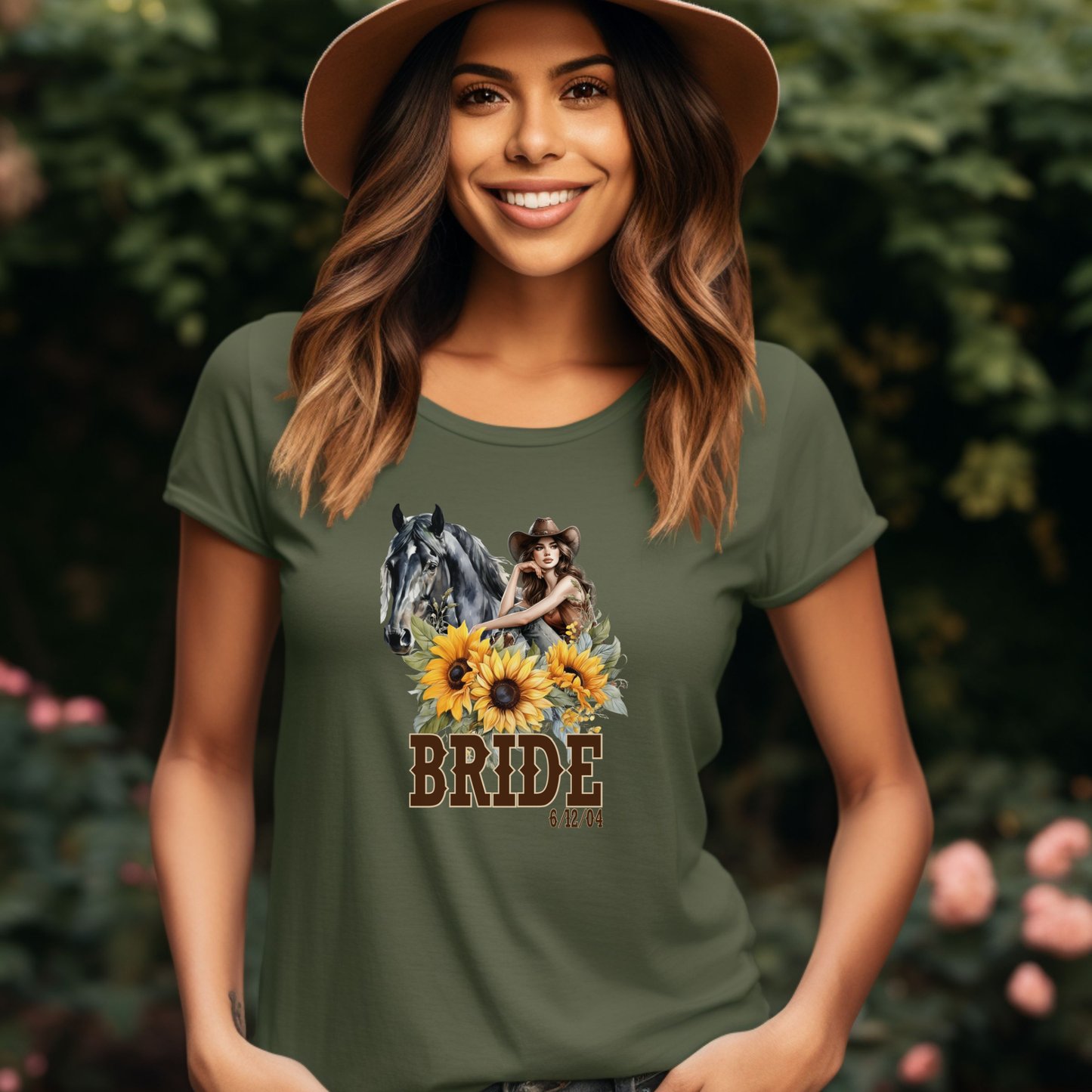 Bride with Sunflower