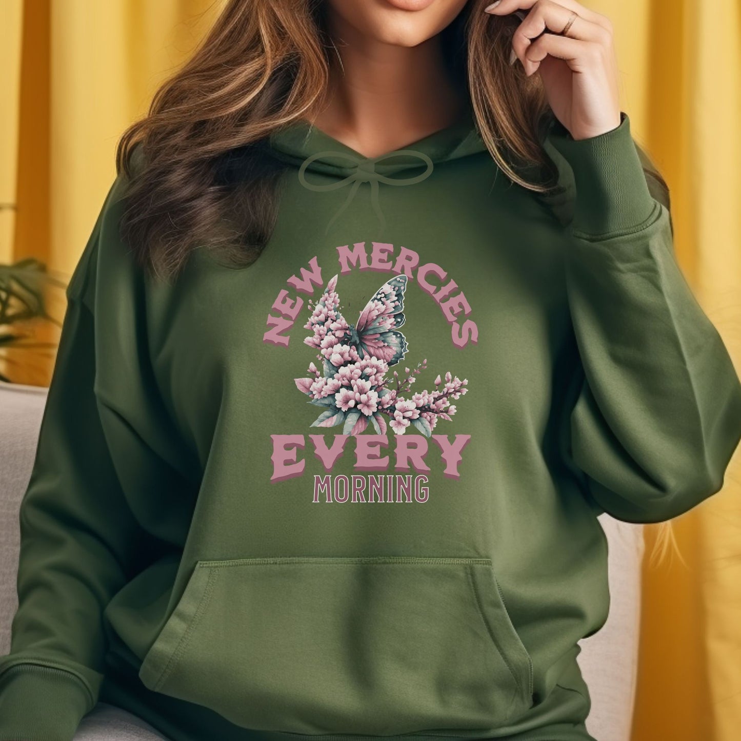 New Mercies Every Morning Christian Apparel gifts for women, Bible Verse Shirt, Christian Gifts, Christian Streetwear, Bible Verse Tee, Christian Floral Bible Shirt