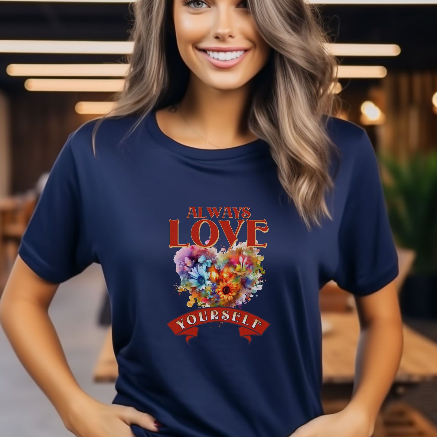 Always Love Yourself Valentines Day Shirt, Valentines Day Gifts for Her, Valentines Day Mental Health Awareness