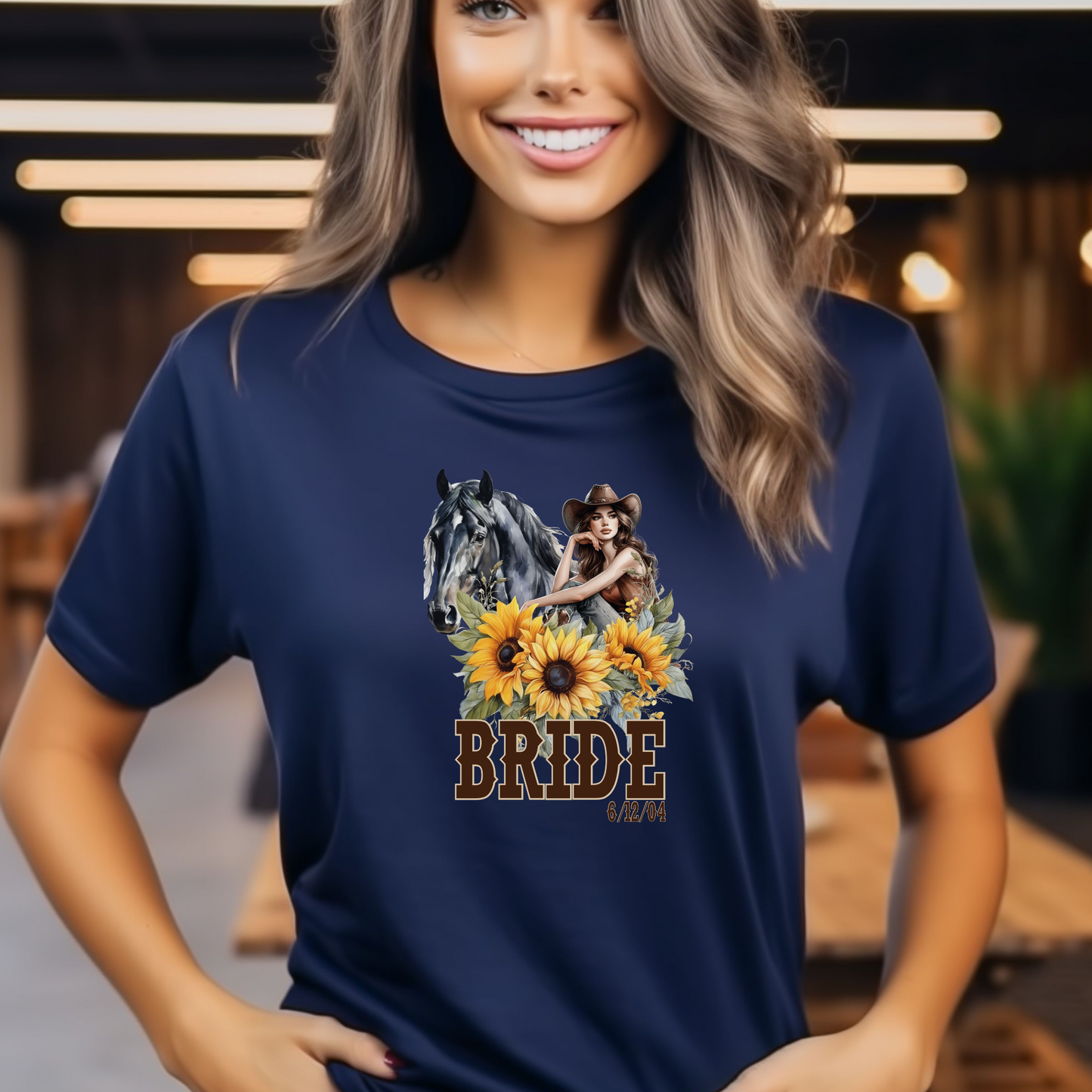 Bride with Sunflower