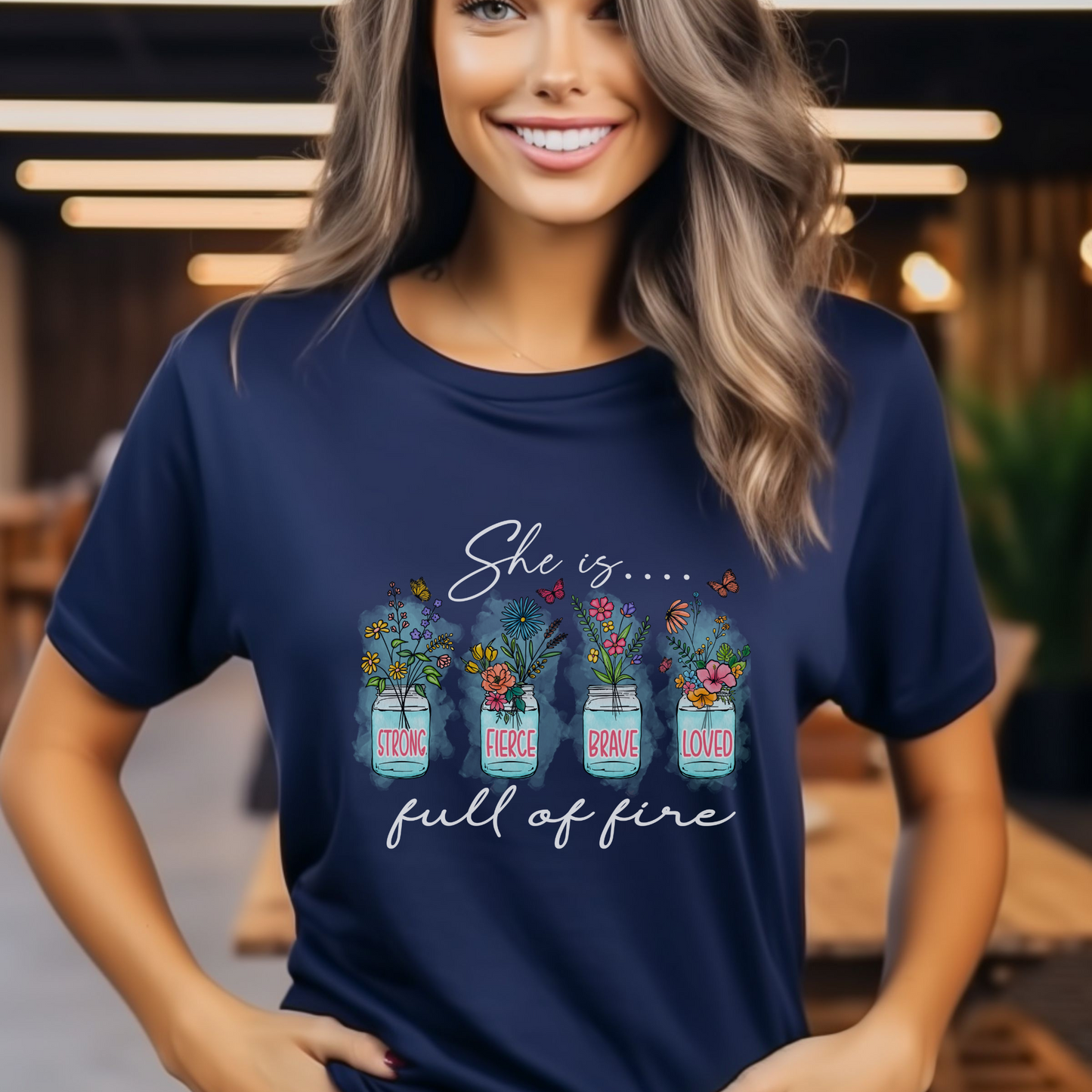 She is full of Fire Christian Apparel gifts for women, Bible Verse Shirt, Christian Gifts, Christian Streetwear, Christian Bible Shirt