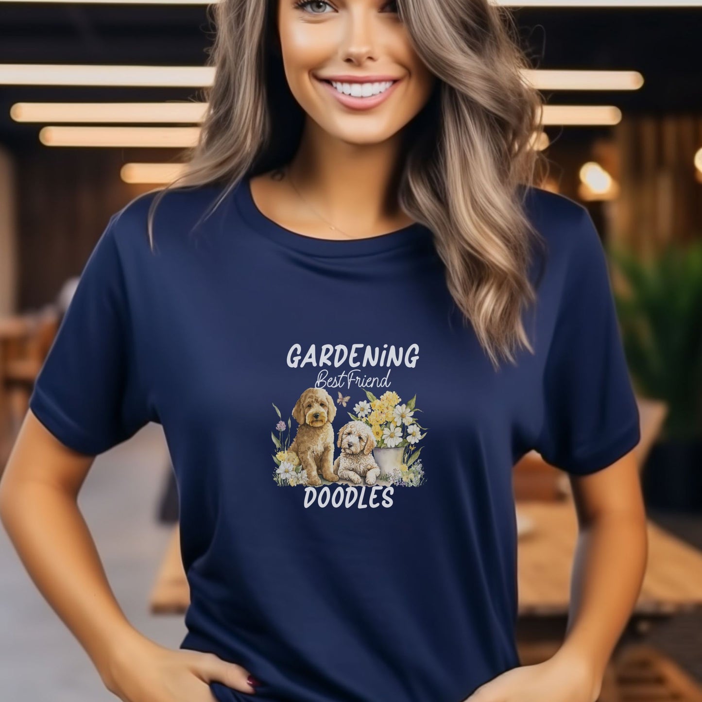 grandma garden, grandma shirt, grandmas garden, garden lover shirt, wild flower shirt, moms garden shirt, pet shirt, veterinarian gift, dog lover shirt, dog lover gift, dog mama, goldendoodle, golden doodle