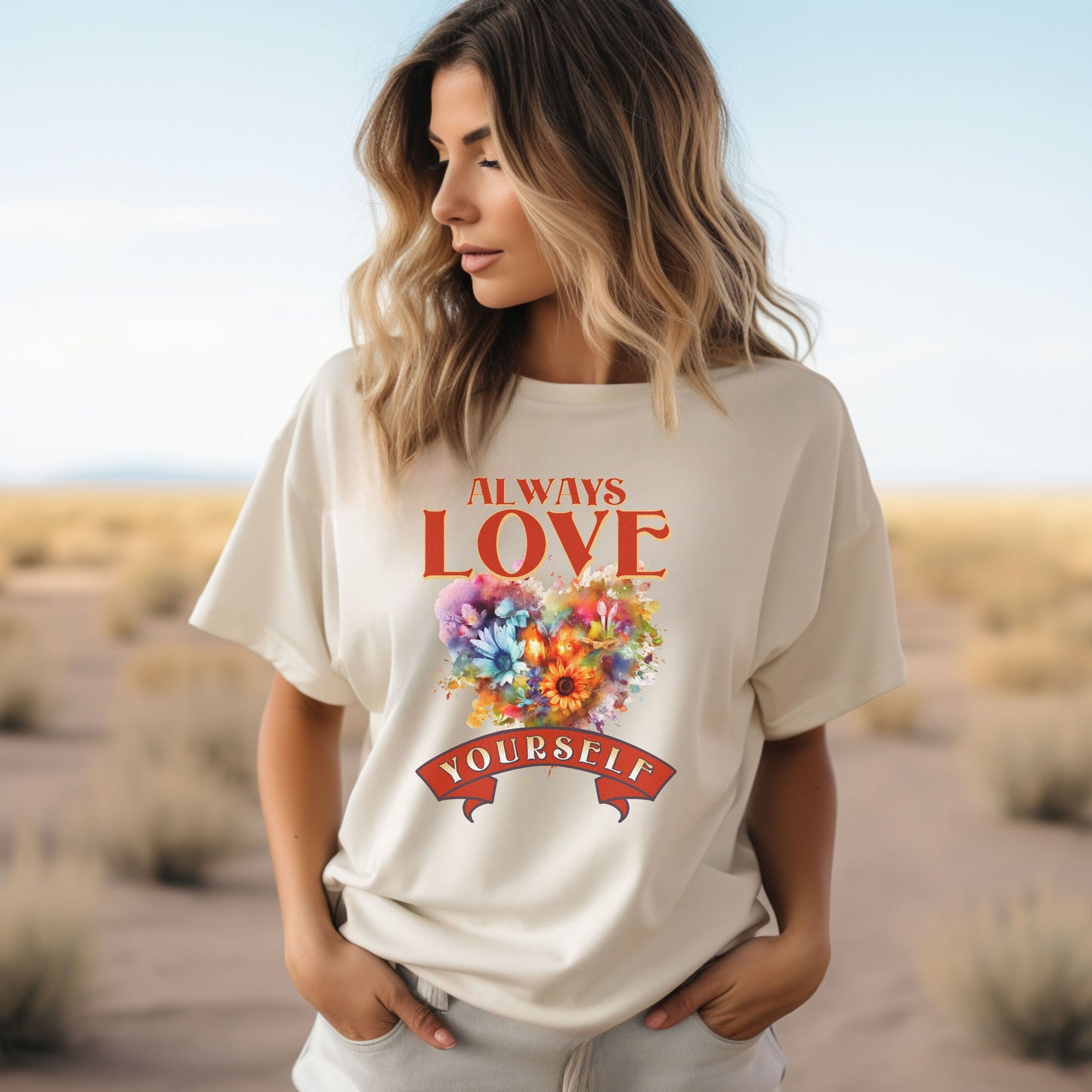 Always Love Yourself Valentines Day Shirt, Valentines Day Gifts for Her, Valentines Day Mental Health Awareness